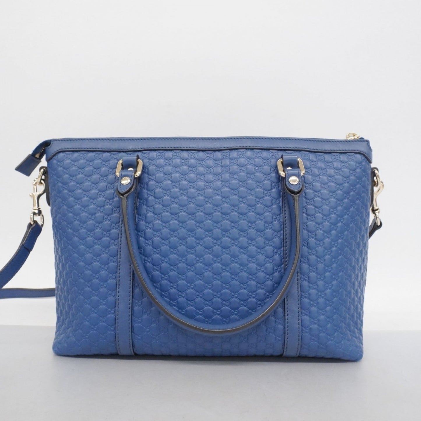 Gucci Blue Leather Handbag ( )