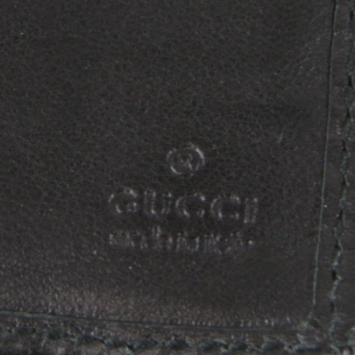 Gucci Black Gg Leather Long Wallet (Bi-Fold) ( )