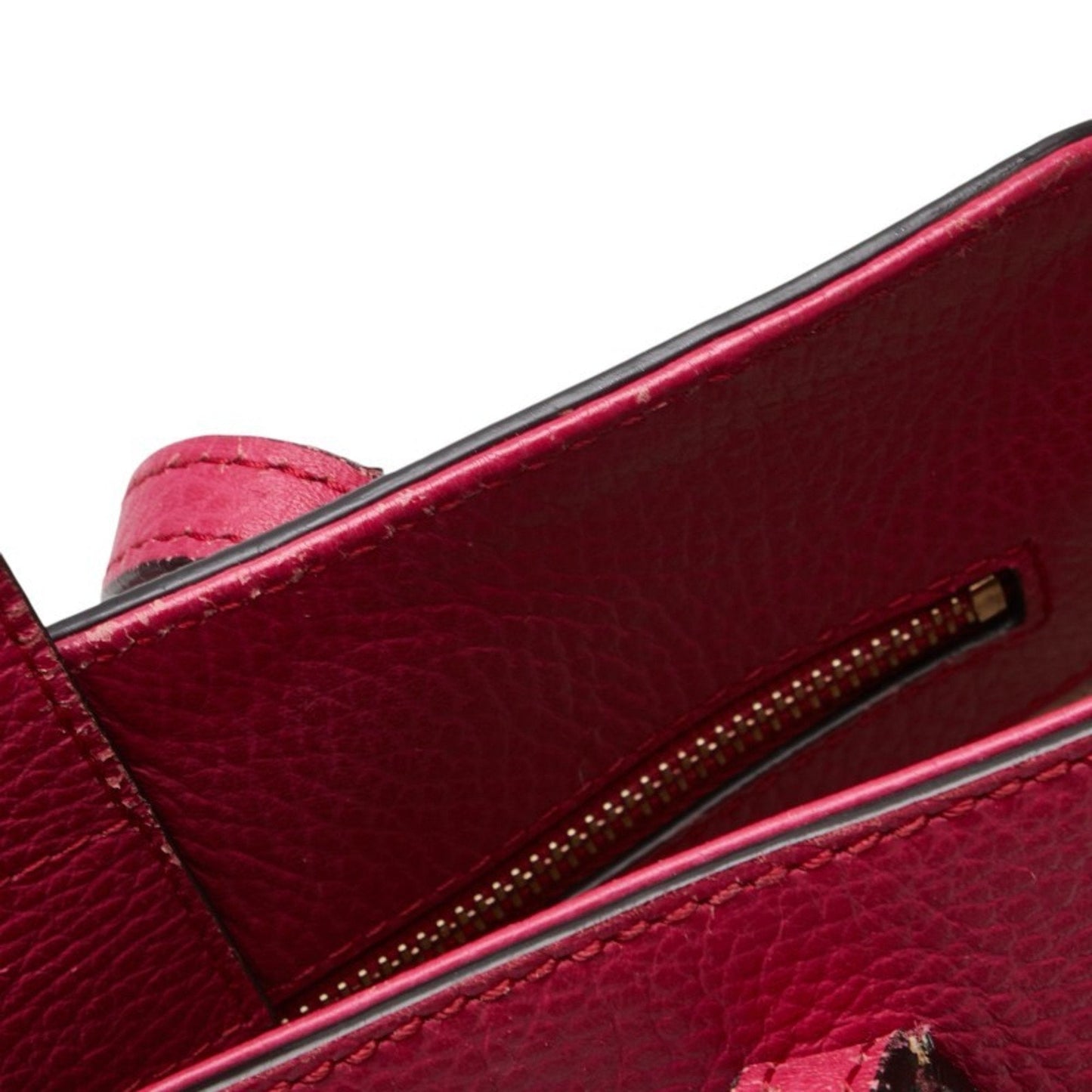 Gucci Pink Leather Tote Bag ( )