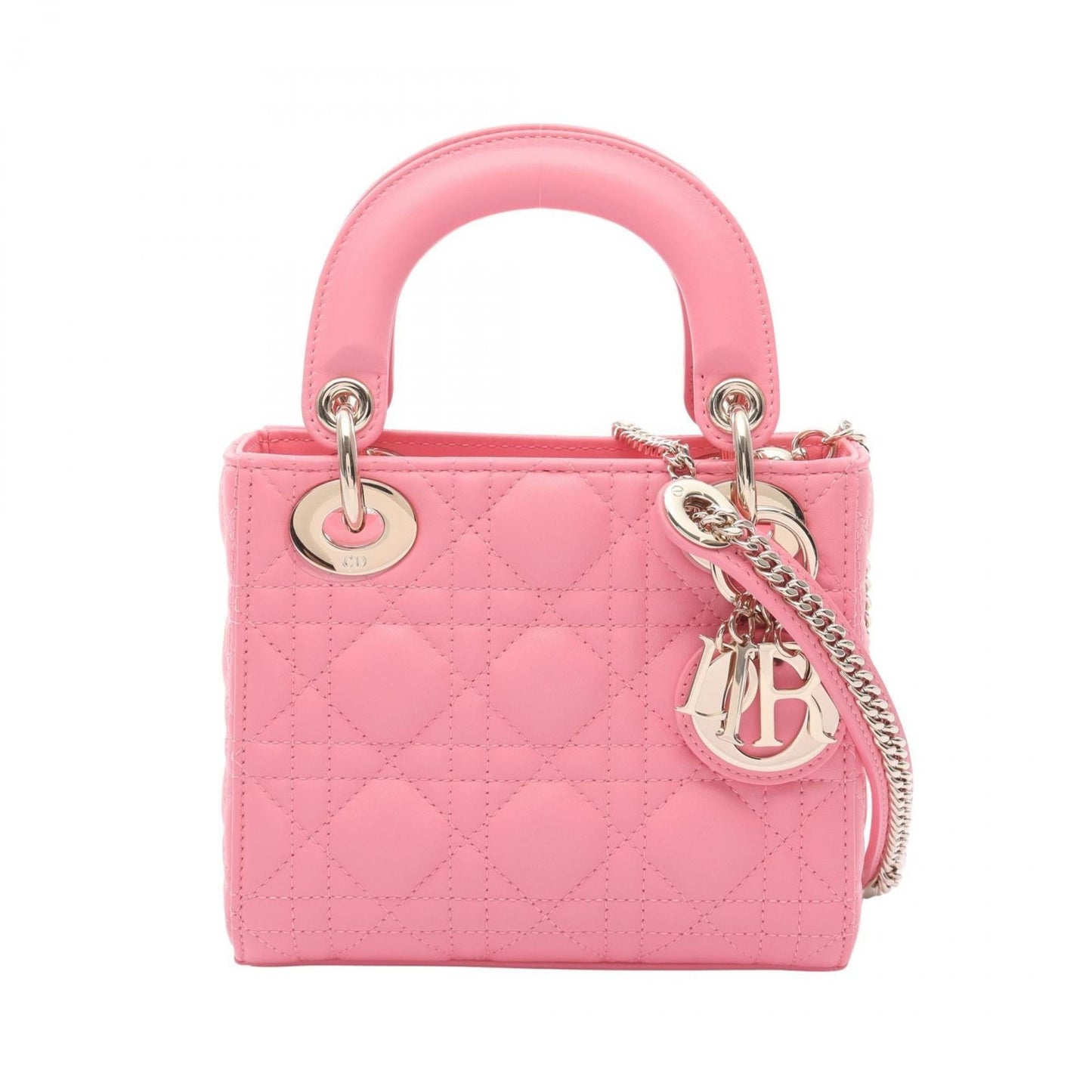 Christian Dior Pink Leather Handbag ()