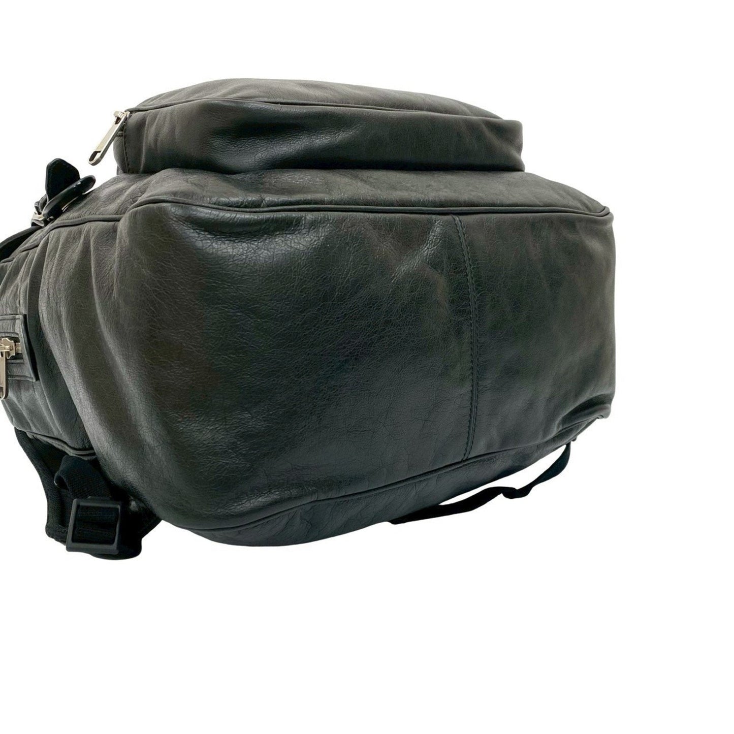 Gucci Black Leather Backpack ( )