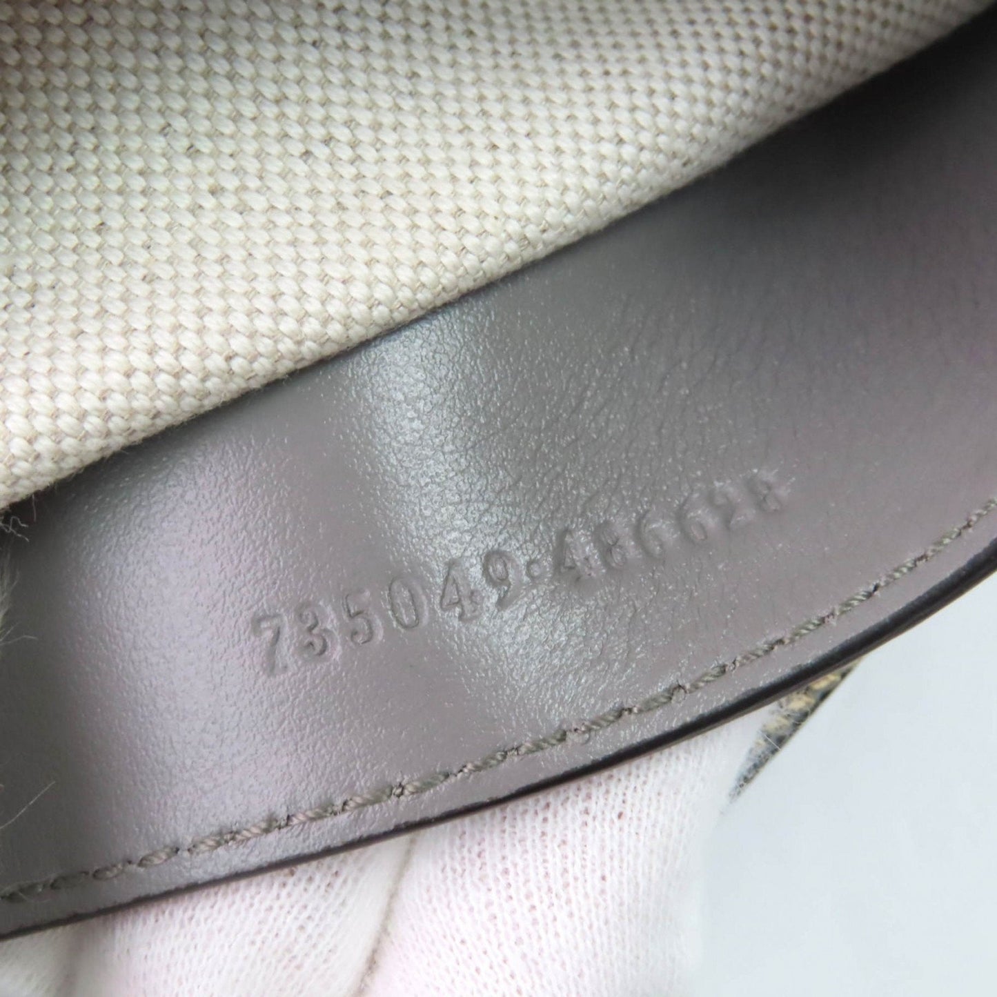 Gucci Gray Leather Handbag Shoulder Bag ( )