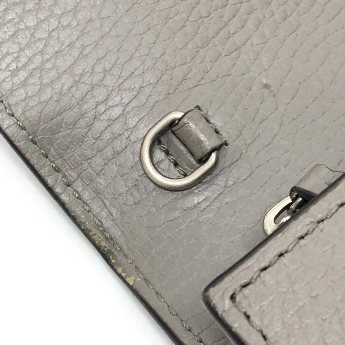Gucci Gray Leather Shoulder Bag ( )