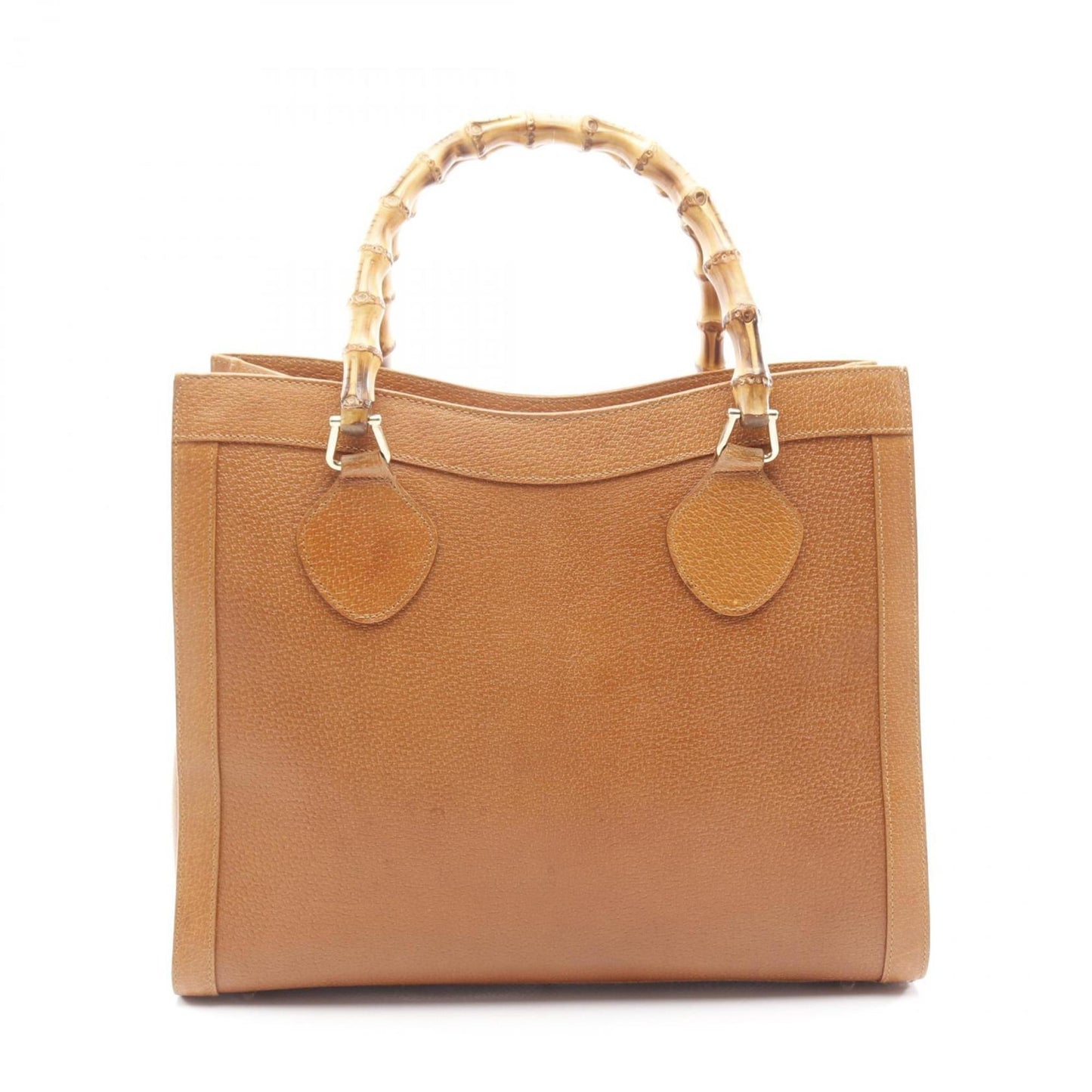 Gucci Brown Leather Tote Bag ( )