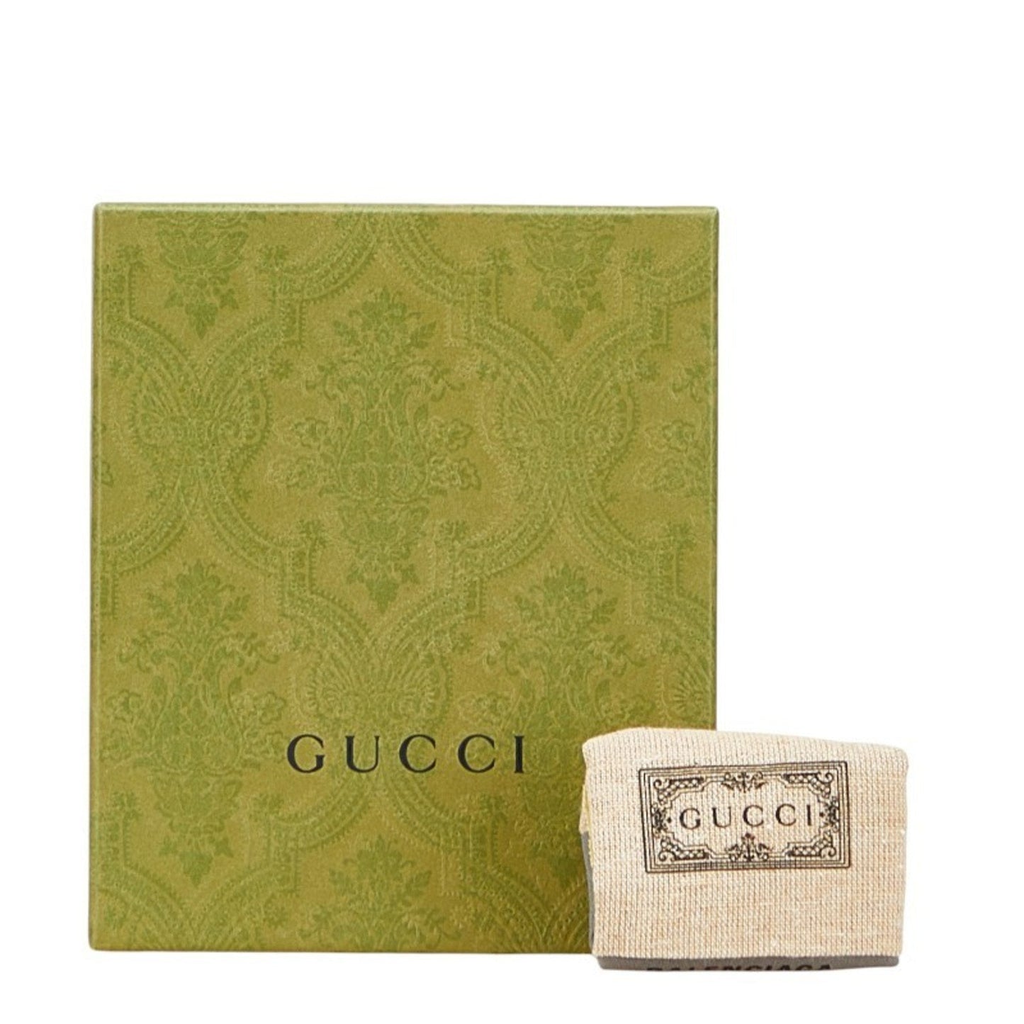 Gucci Brown Canvas Leather Wallet (Bi-Fold) ( )