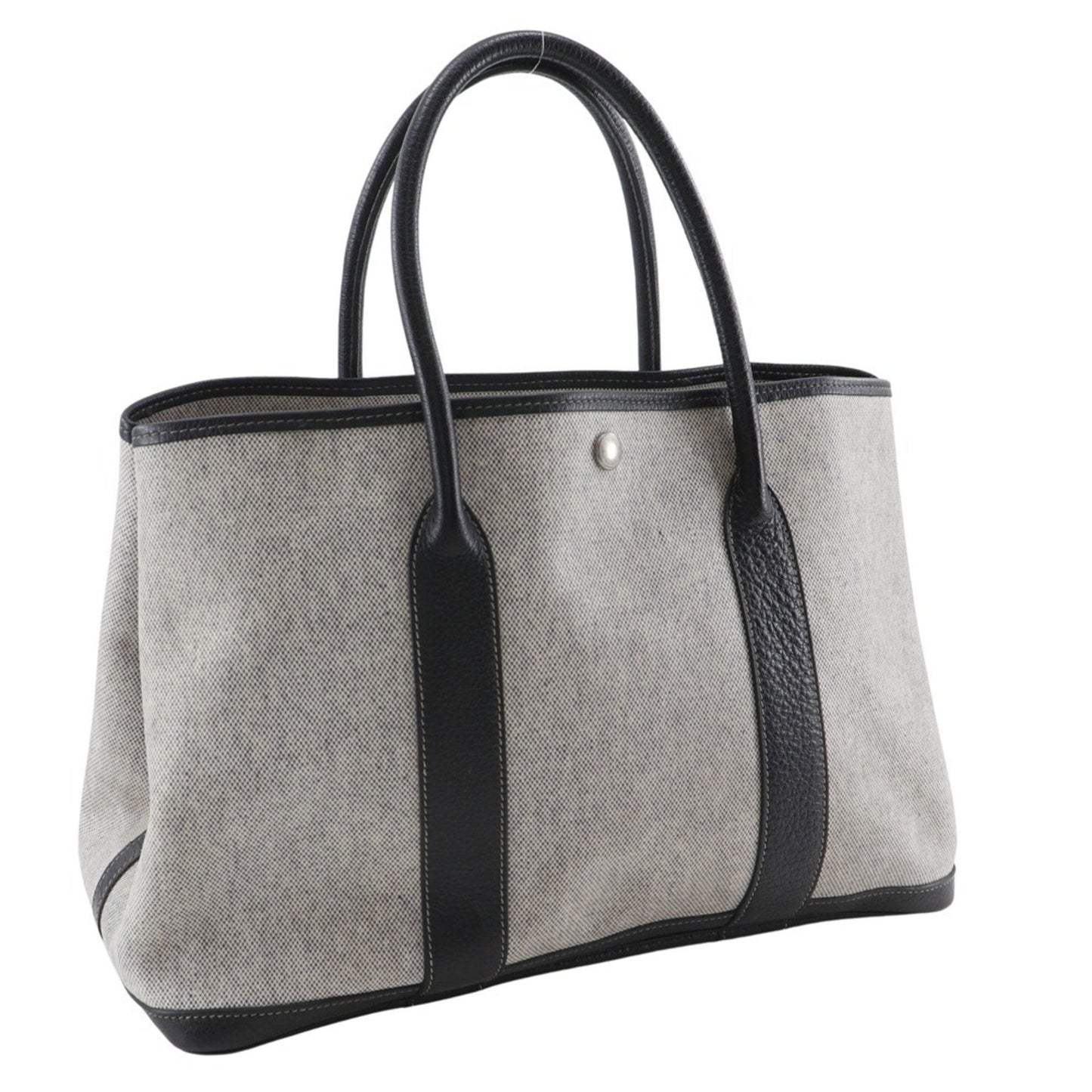 Hermes Gray Toile H Tote Bag ( )