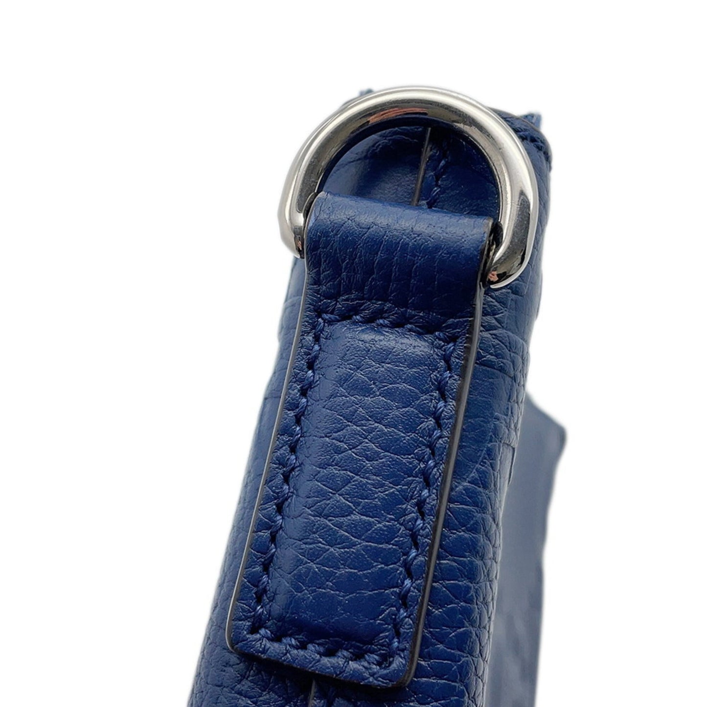 Gucci Navy Leather Clutch Bag Messenger Bag Shoulder Bag ( )