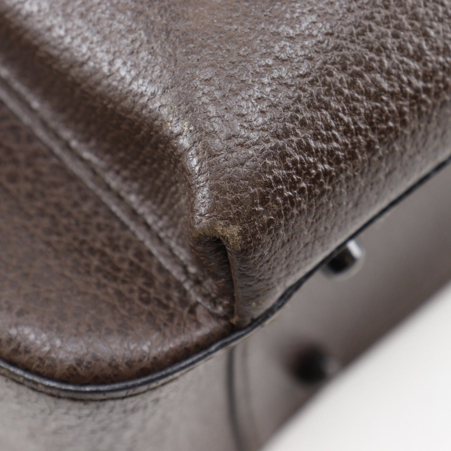 Gucci Brown Leather Handbag ( )