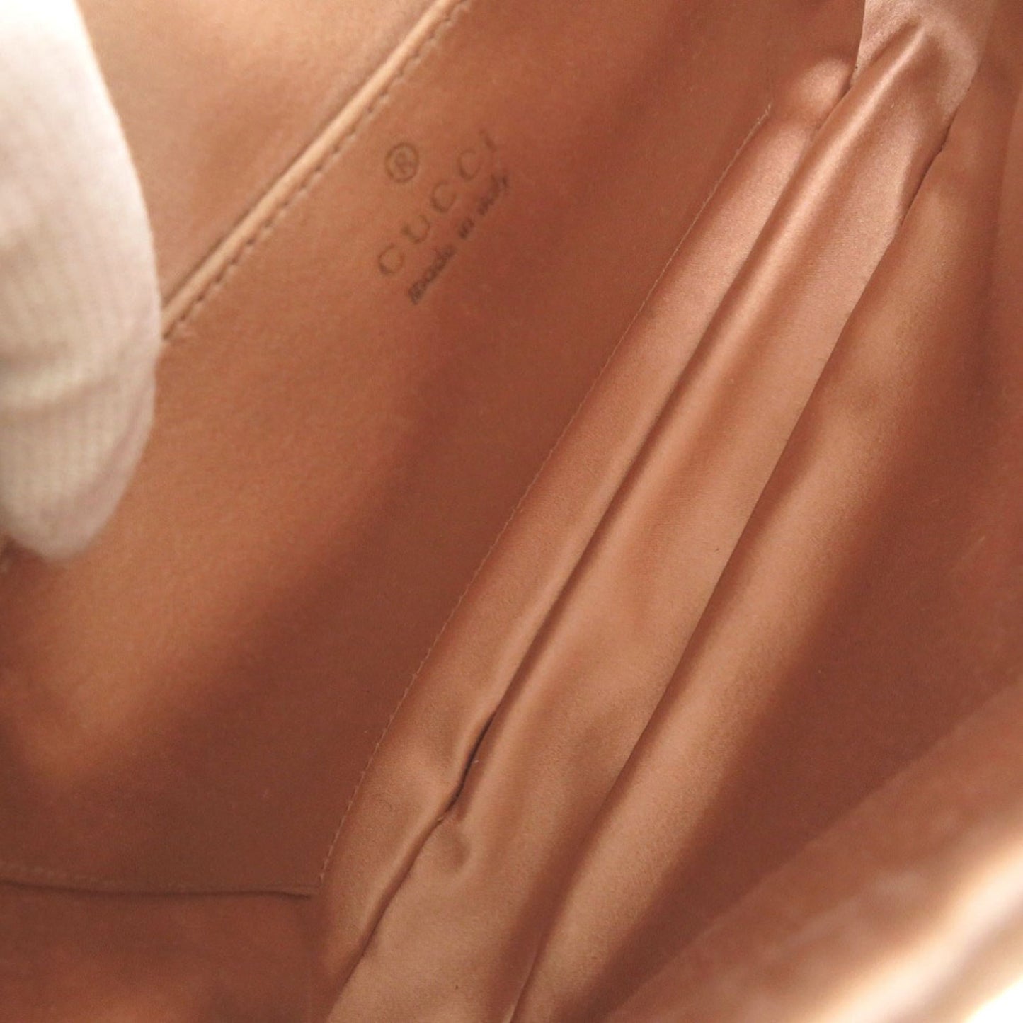 Gucci Pink Satin Handbag ( )