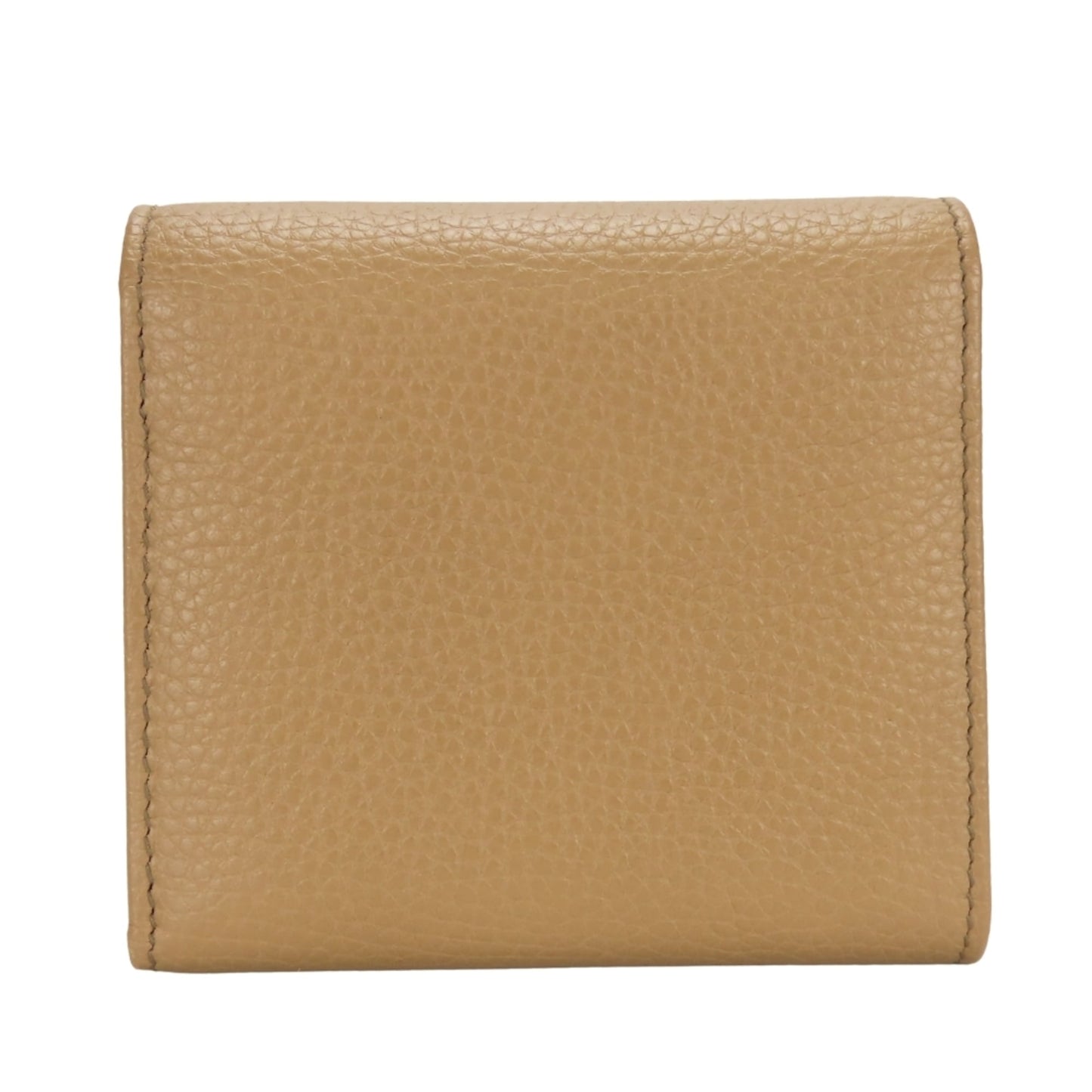 Gucci Beige Leather Wallet (Tri-Fold) ( )