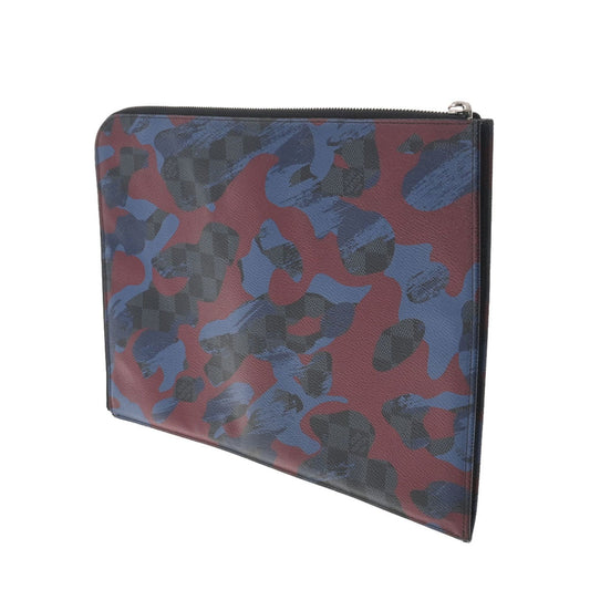 LOUIS VUITTON Damier Ecobalt Pochette Jour GM Camouflage N63292 Men's Clutch Bag