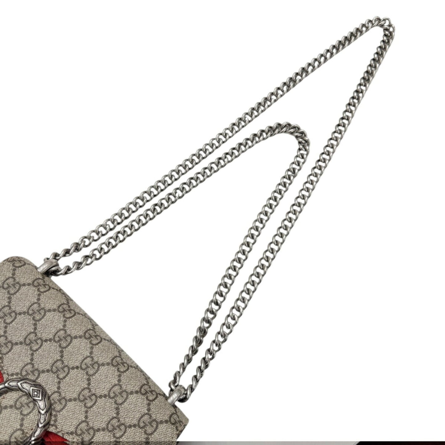 Gucci Brown Red Color Pvc Suede Handbag Shoulder Bag ( )
