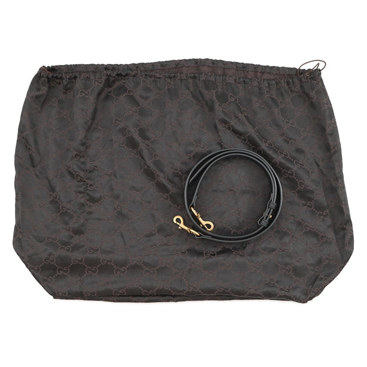 Gucci Beige Black Gg Supreme Leather Tote Bag ( )