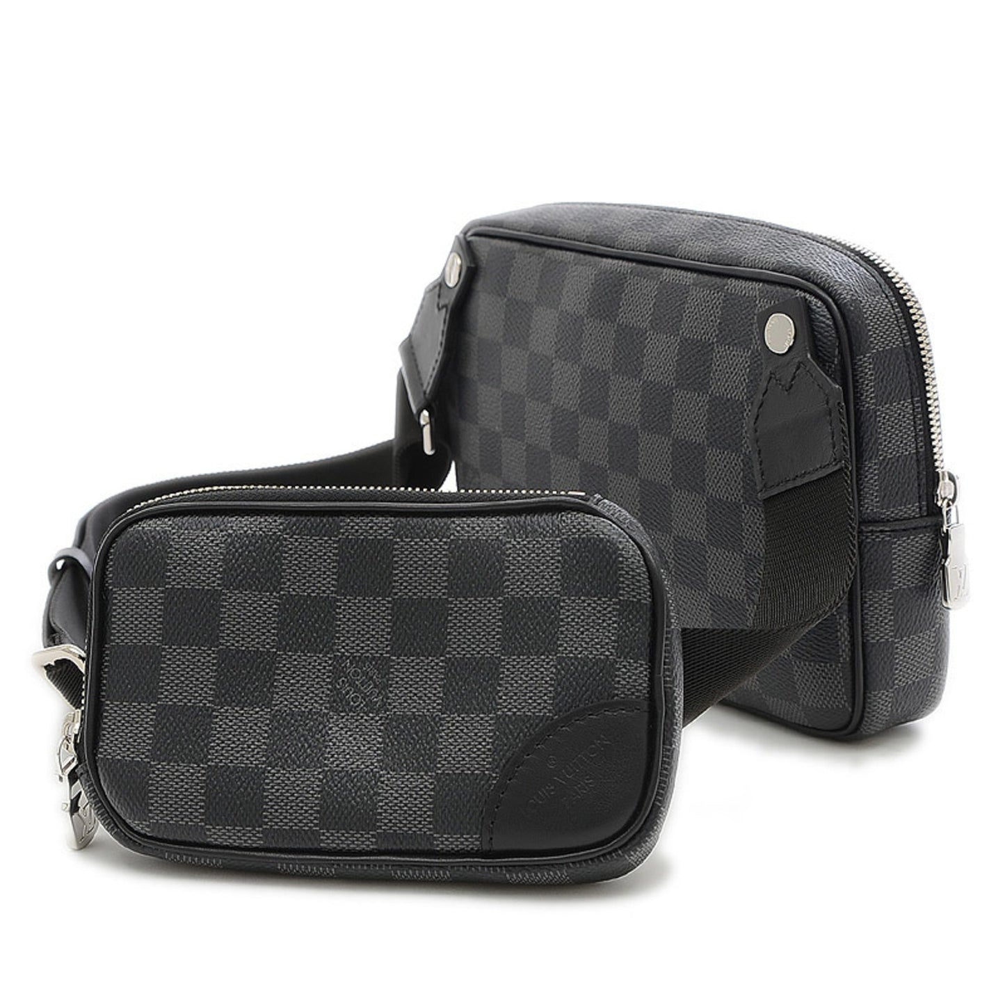Louis Vuitton Damier Graphite Scott Messenger Shoulder Bag Men's