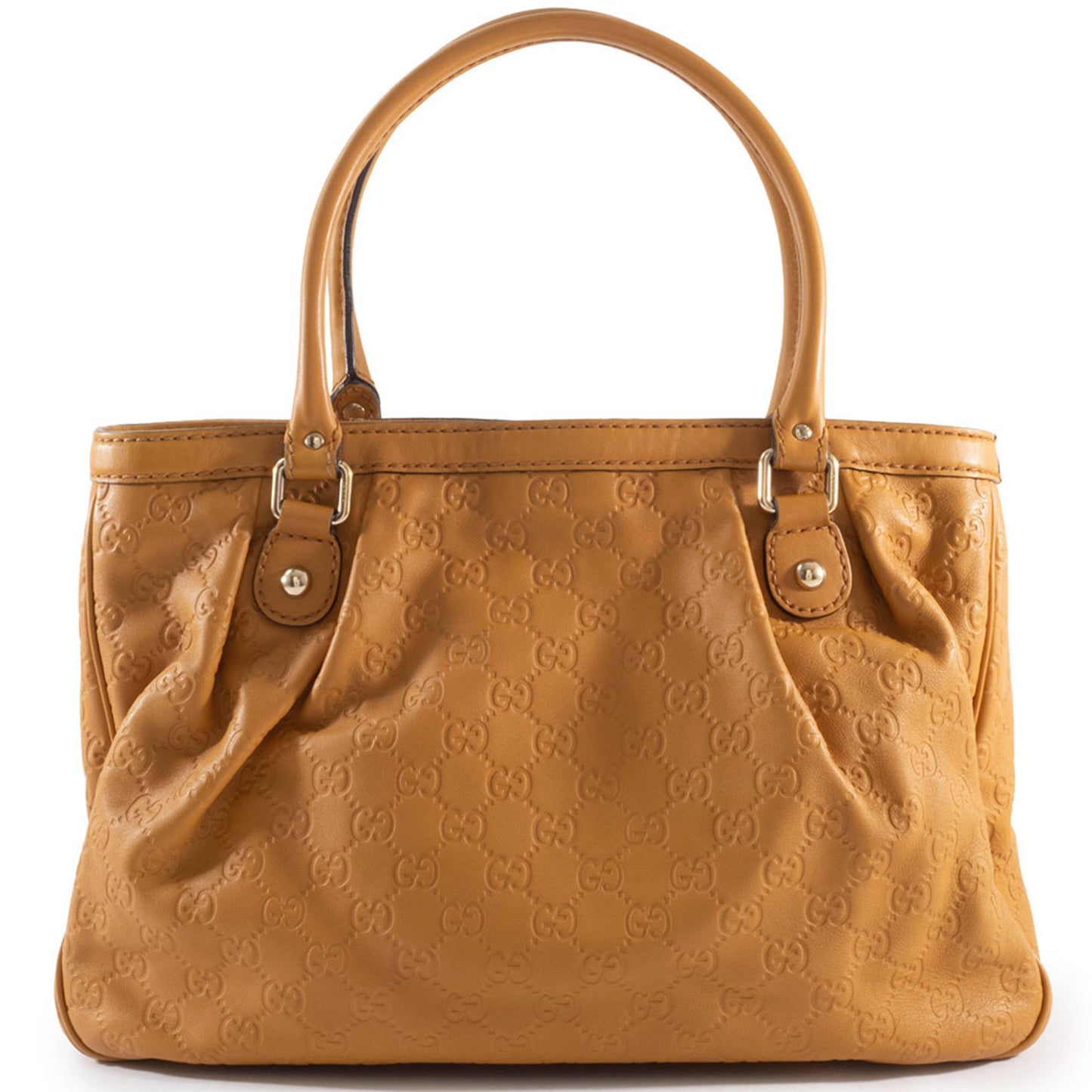 Gucci Brown Leather Handbag ( )