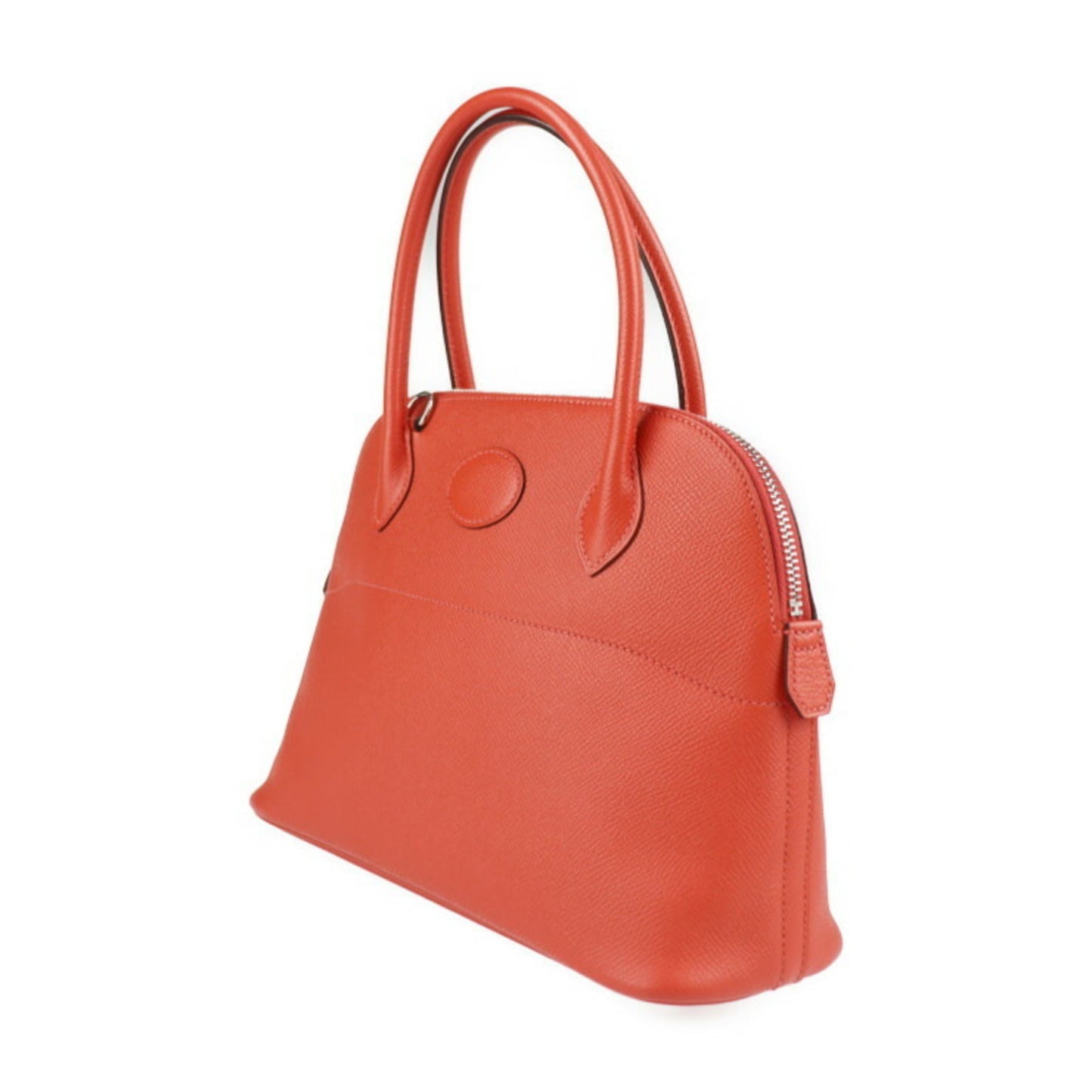 Hermes Pink Orange Rose Jaipur Epsom Leather Handbag Shoulder Bag Tote Bag ( )