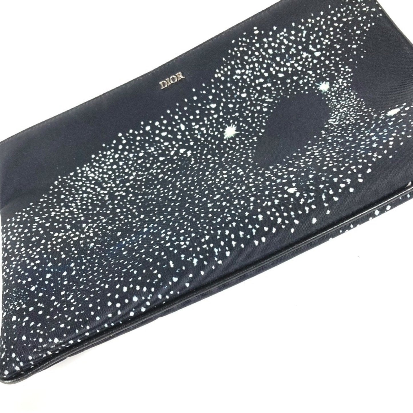 Christian Dior Black Nylon Clutch Bag Pouch ()