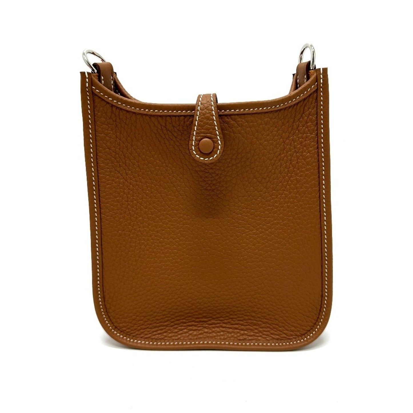 Hermes Evelyne Gold Taurillon Clemence Leather Shoulder Bag ( )