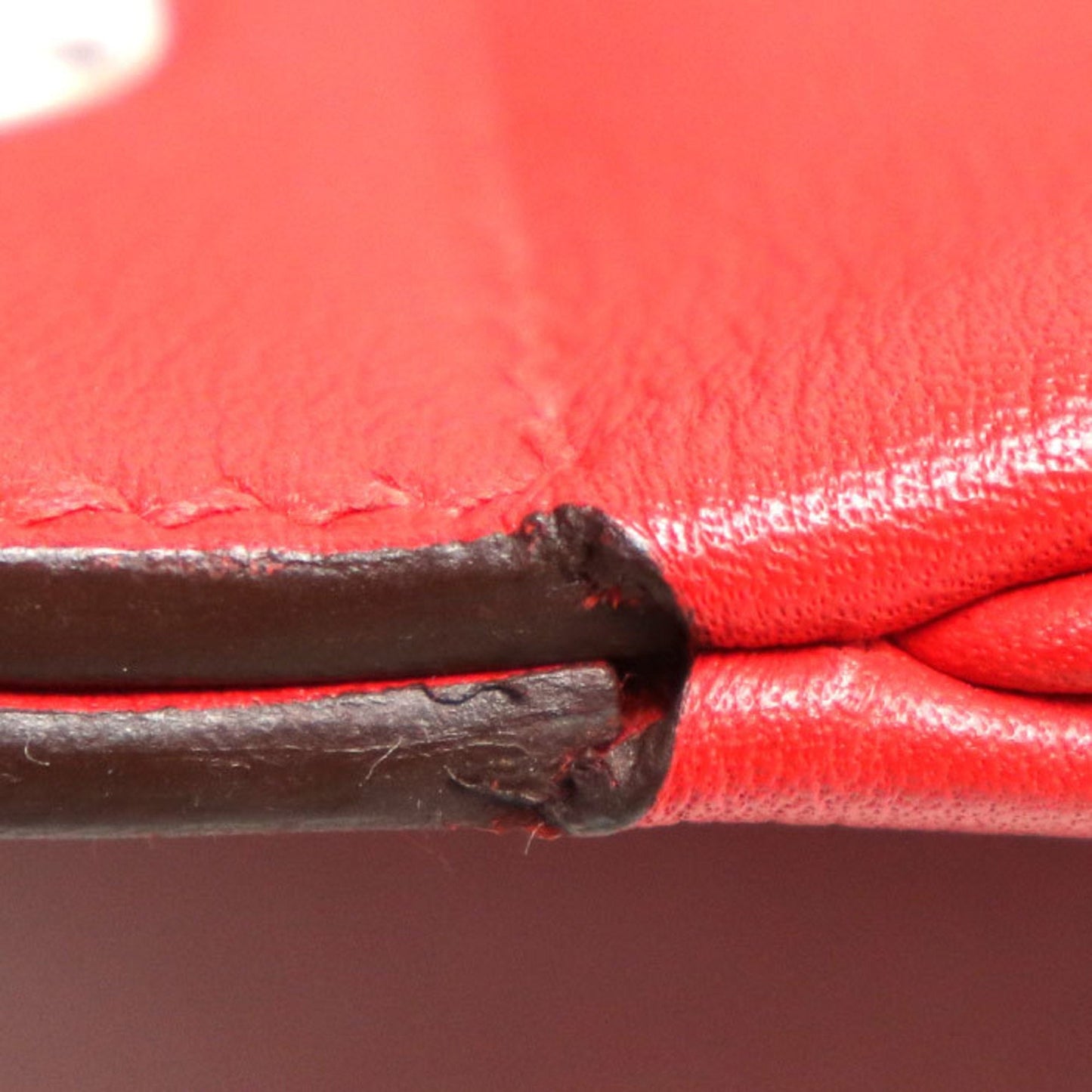 Hermes Red Color Swift Leather Shoulder Bag ( )