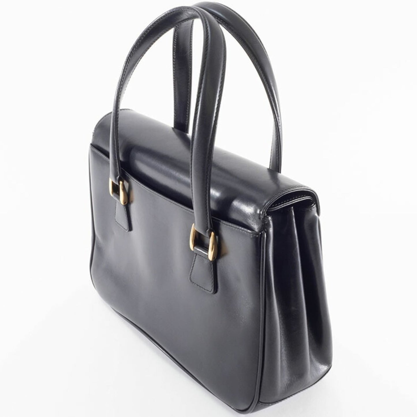 Gucci Black Leather Handbag ( )