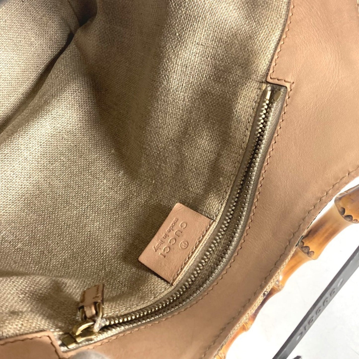 Gucci Multi-Color Canvas Handbag Tote Bag ( )