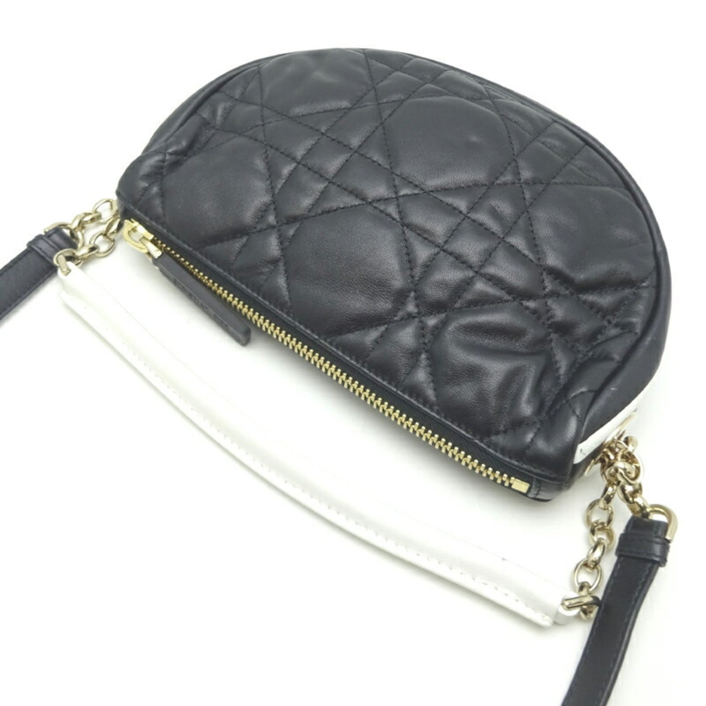 Christian Dior Black Leather Handbag ()