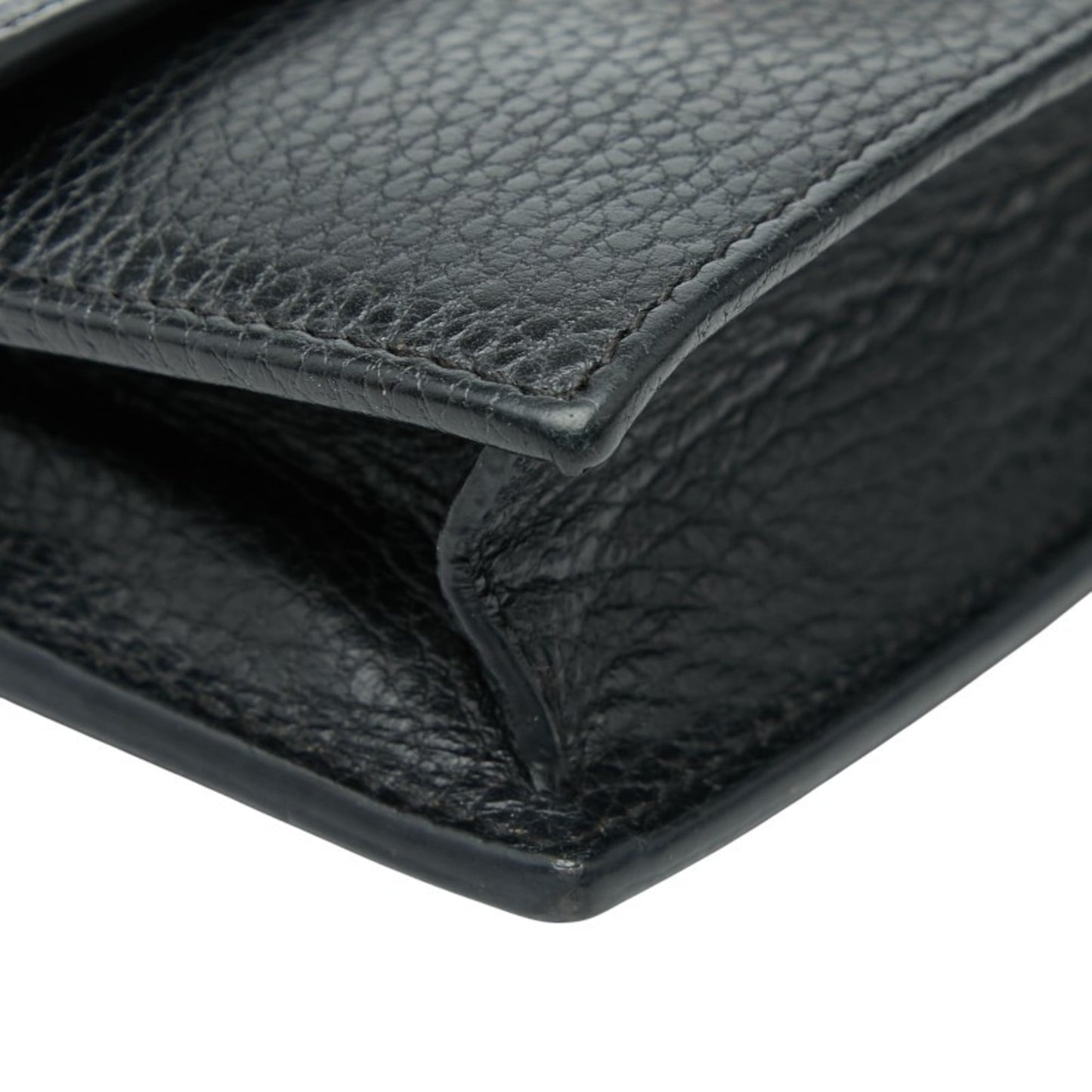 Gucci Black Leather Shoulder Bag ( )