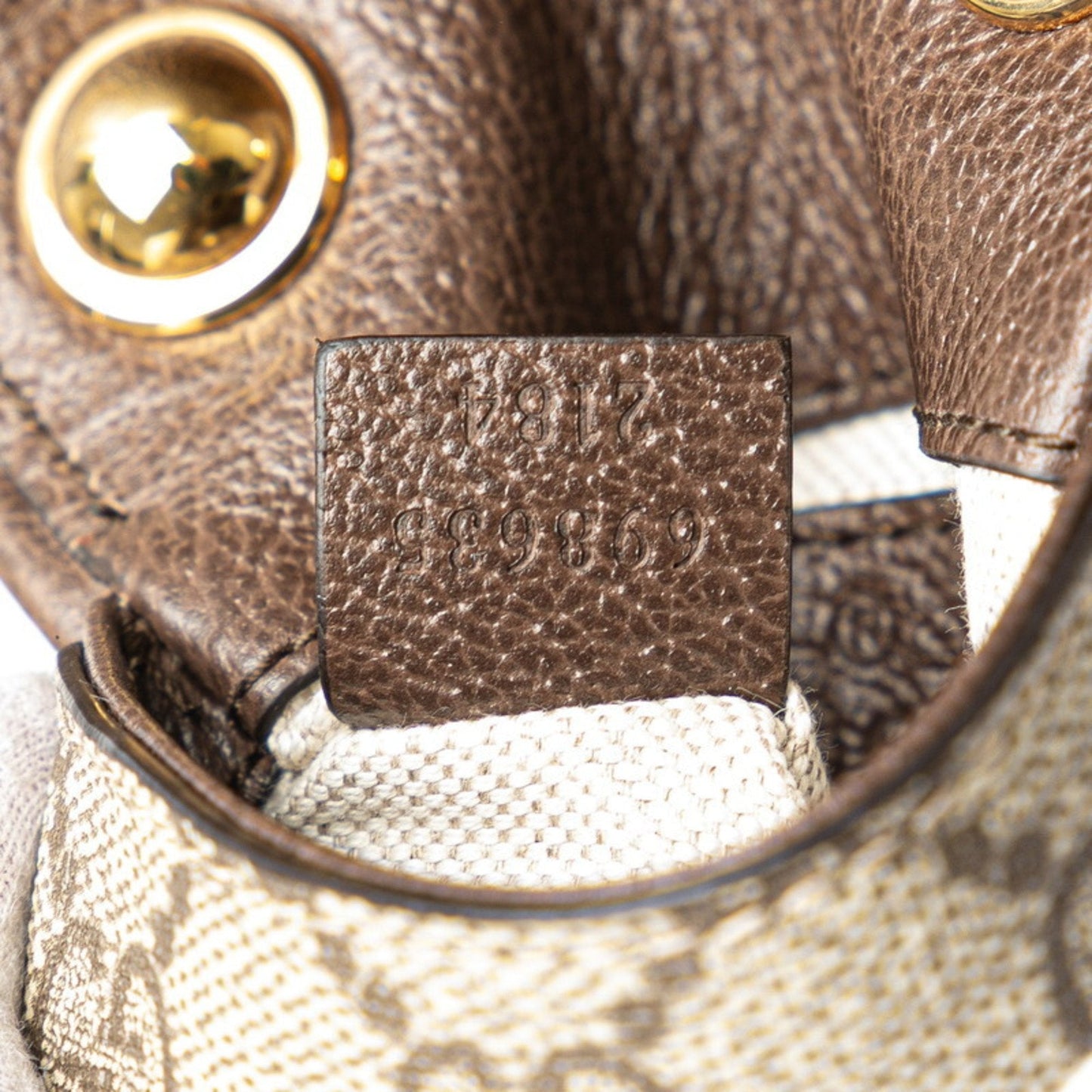 Gucci Brown Pvc Leather Shoulder Bag ( )