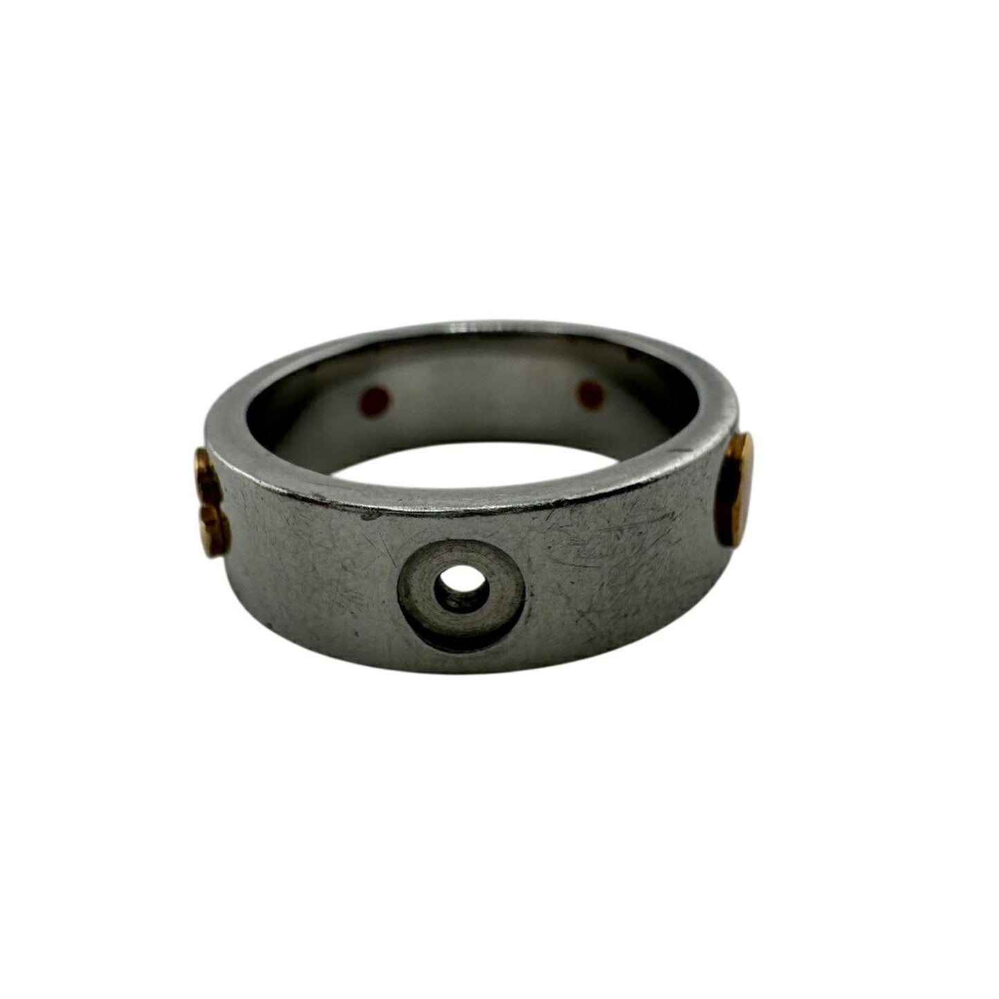 Gucci Gold Silver Gold Plating Band Ring ( )