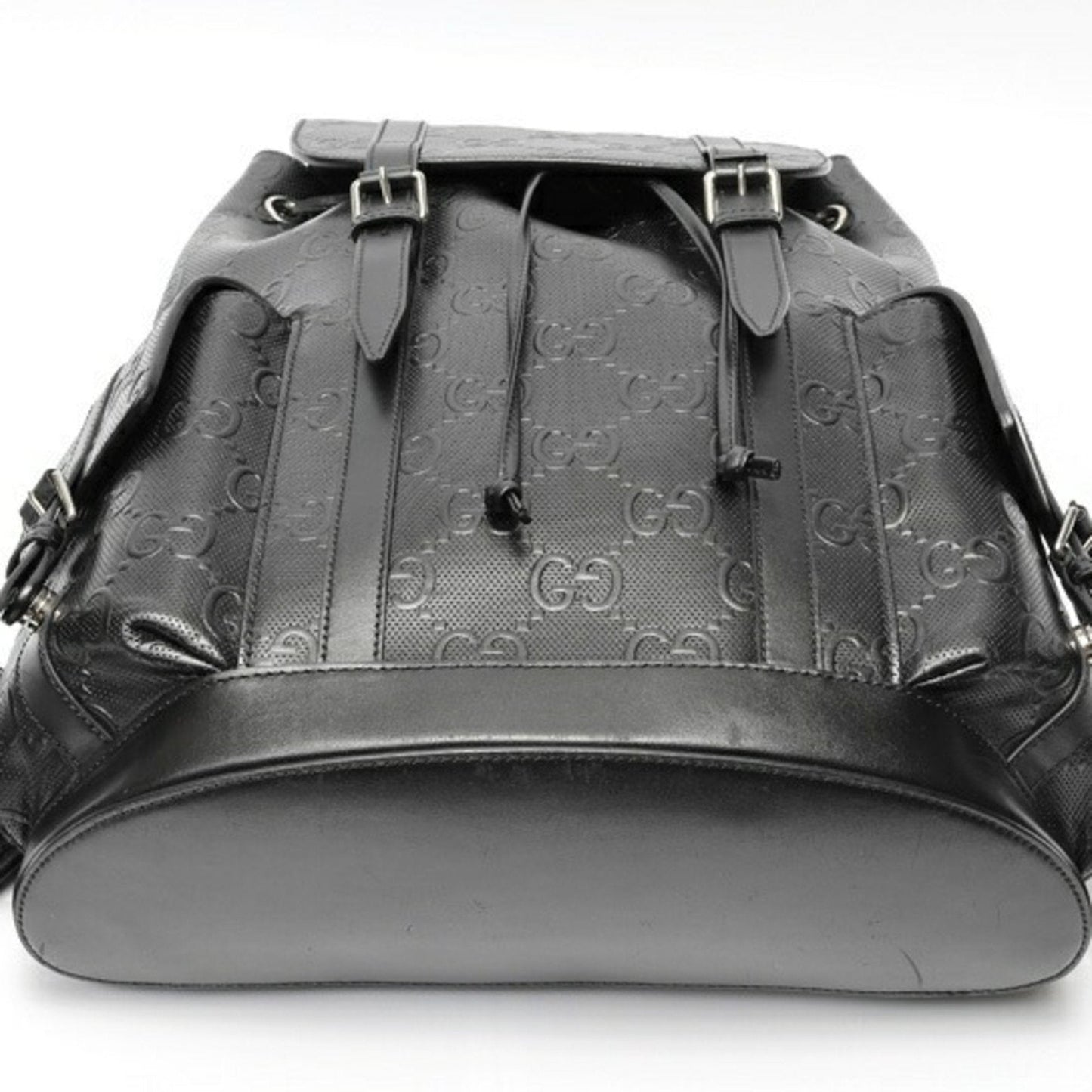 Gucci Black Leather Backpack ( )