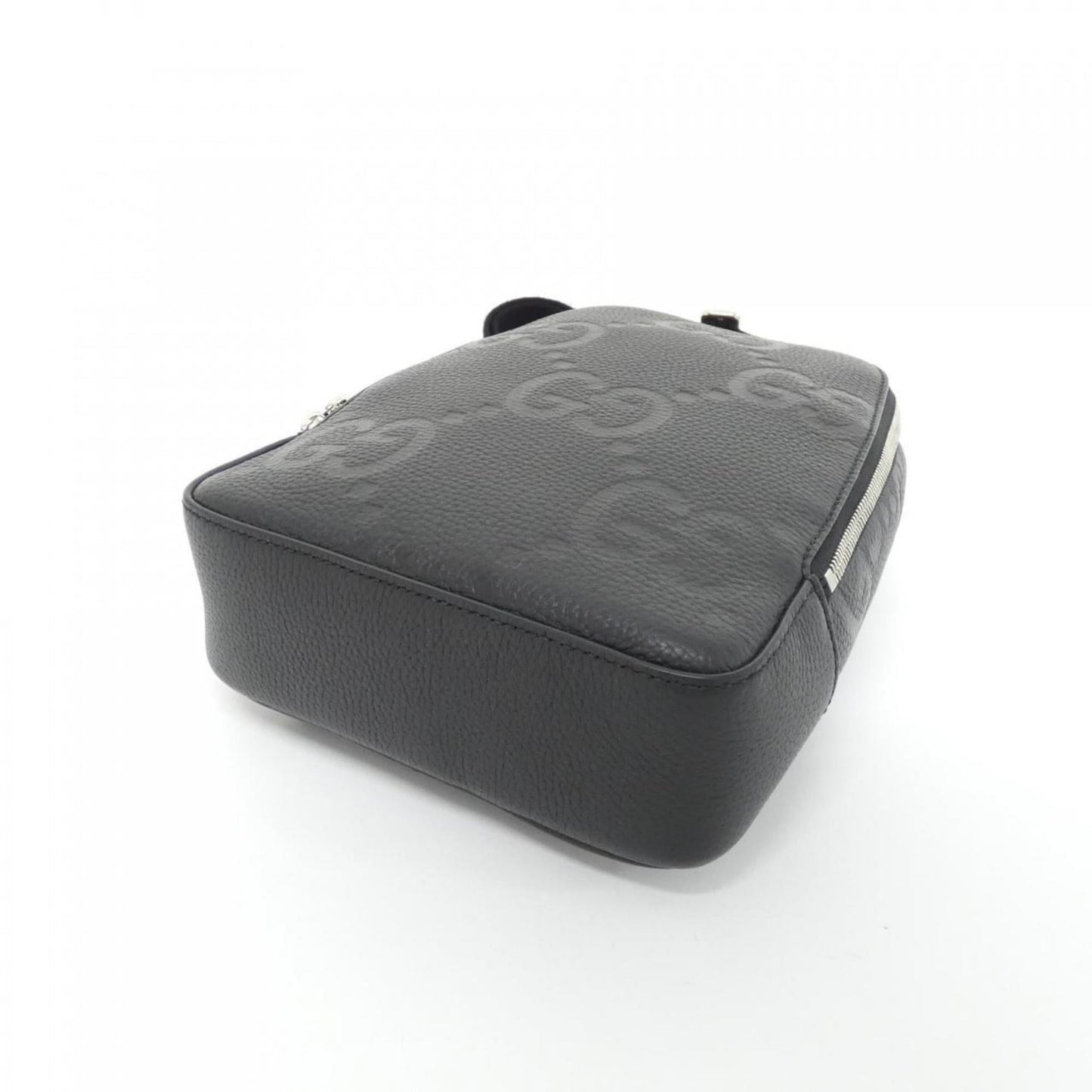 Gucci Black Gg Leather Shoulder Bag ( )