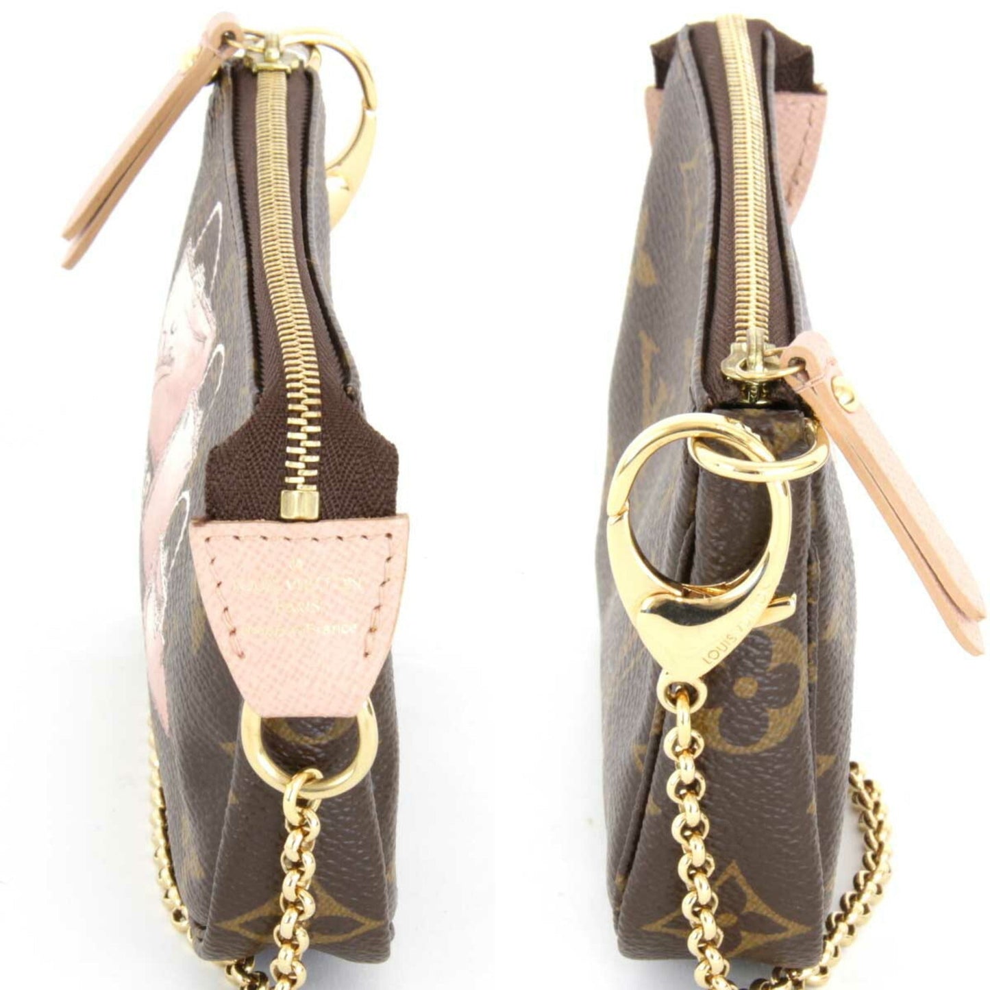 LOUIS VUITTON Accessories Trunk Collection Accessory Pouch Monogram Canvas Women's Clutch