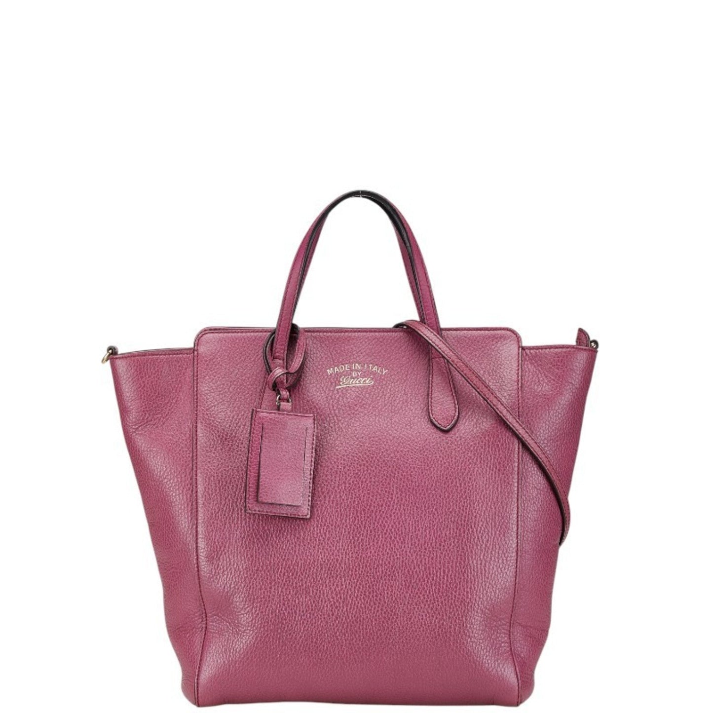 Gucci Purple Leather Handbag Shoulder Bag ( )