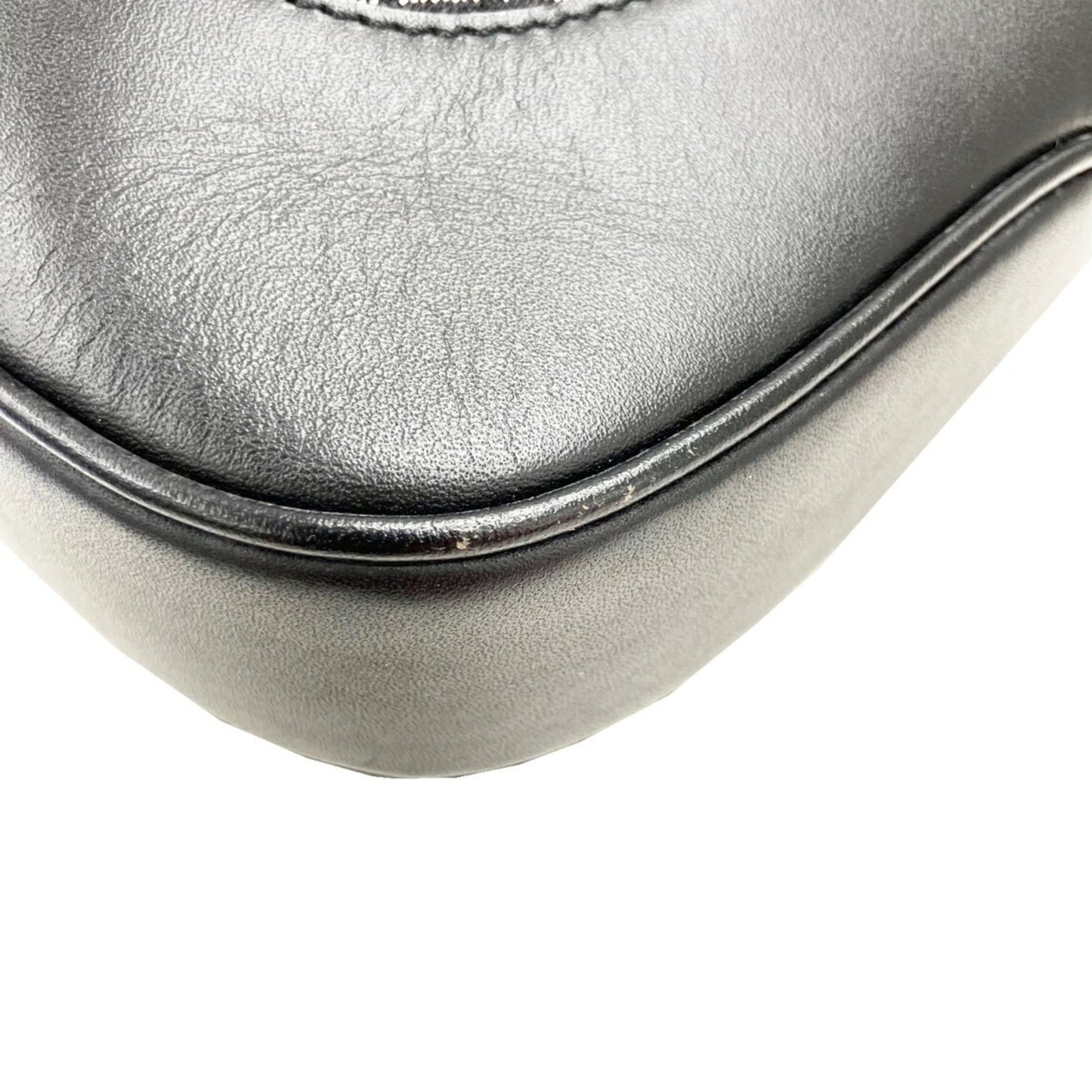 Gucci Black Canvas Leather Handbag ( )
