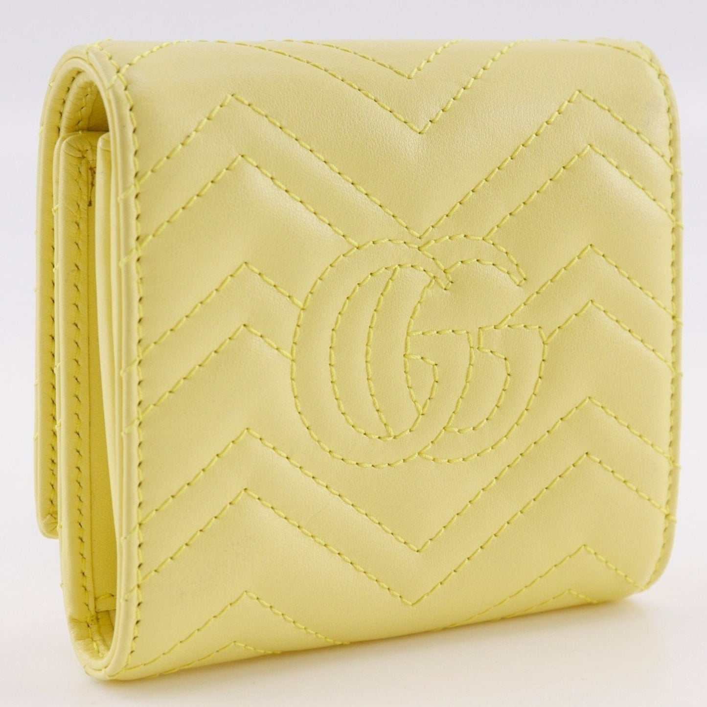 Gucci Yellow Leather Wallet (Bi-Fold) ( )