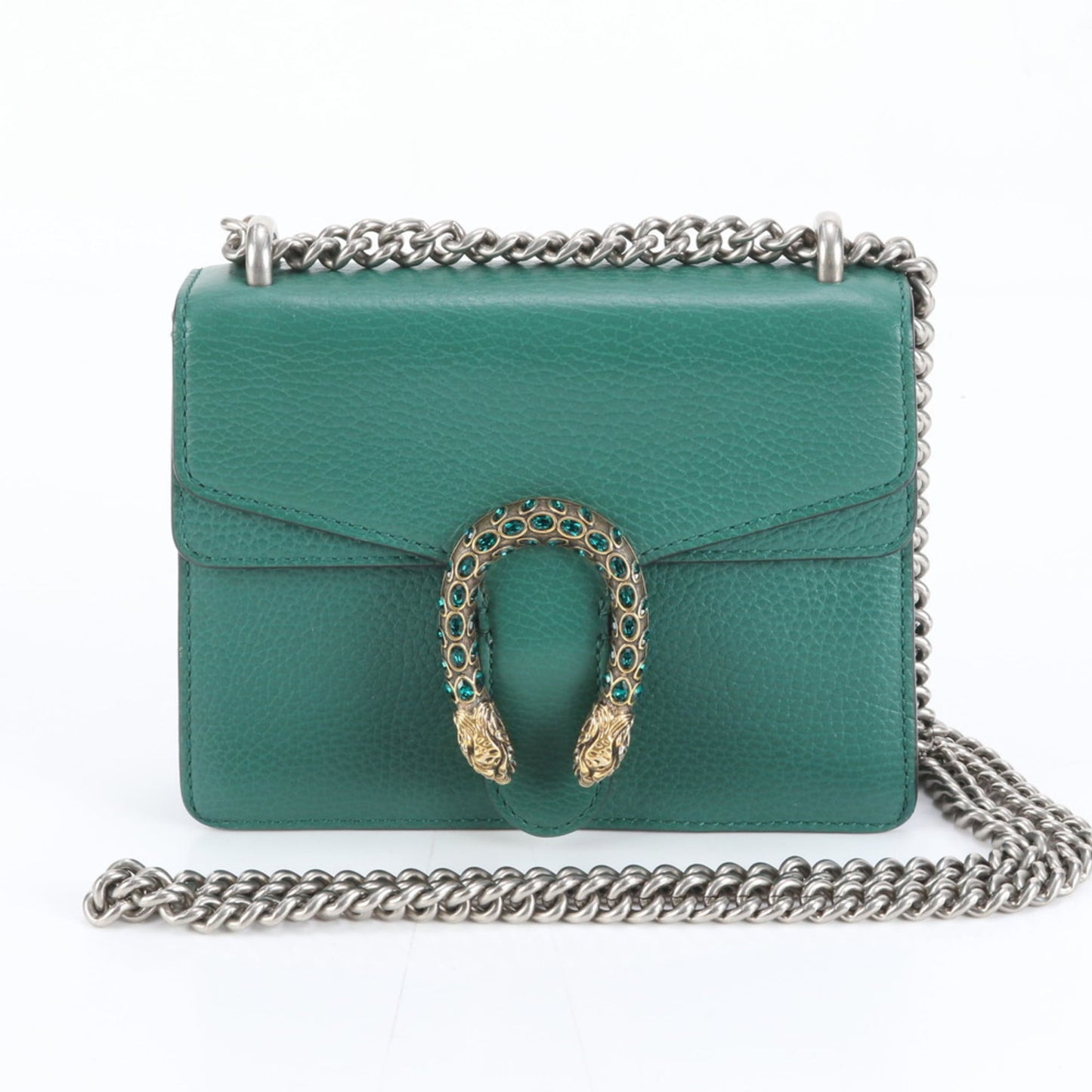 Gucci Green Leather Shoulder Bag ( )