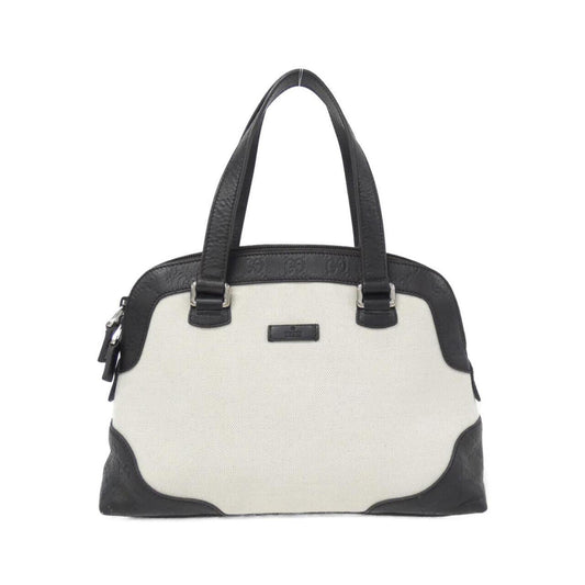 Gucci Leather Canvas Shoulder Bag