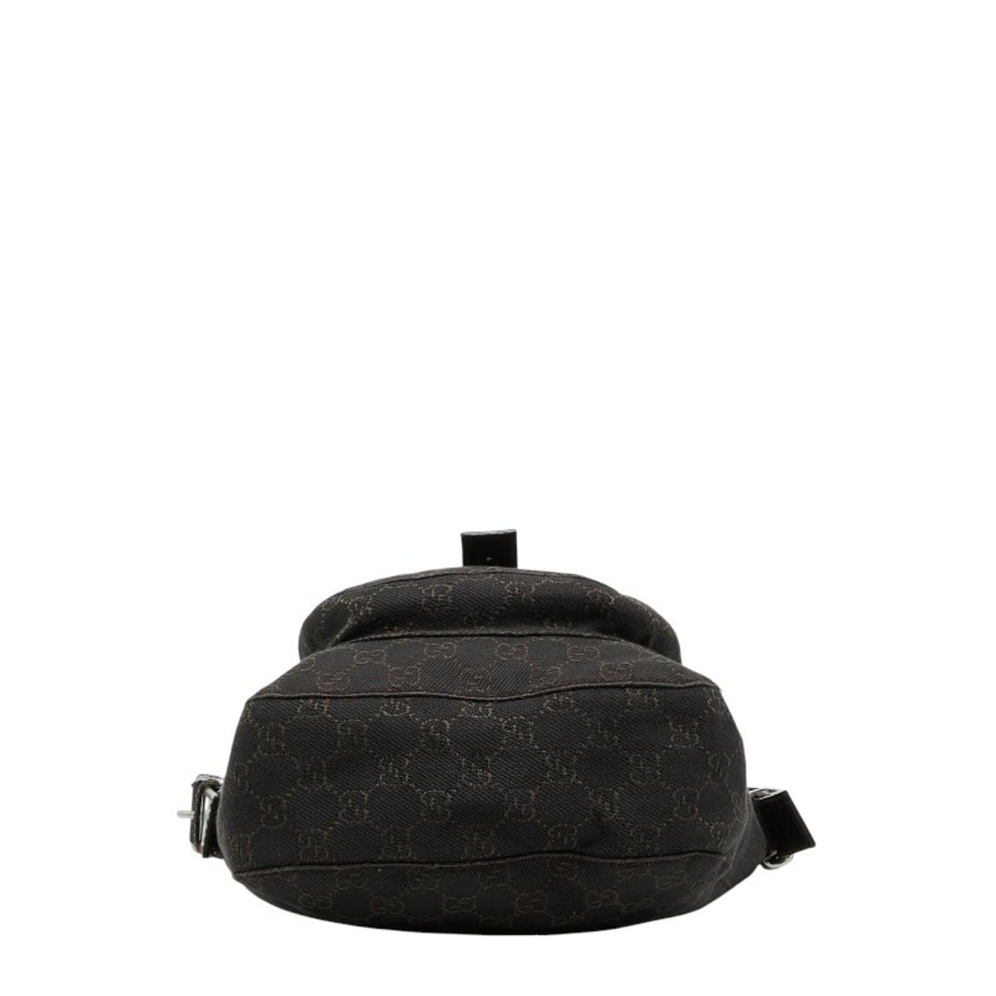 Gucci Brown Canvas Leather Shoulder Bag ( )