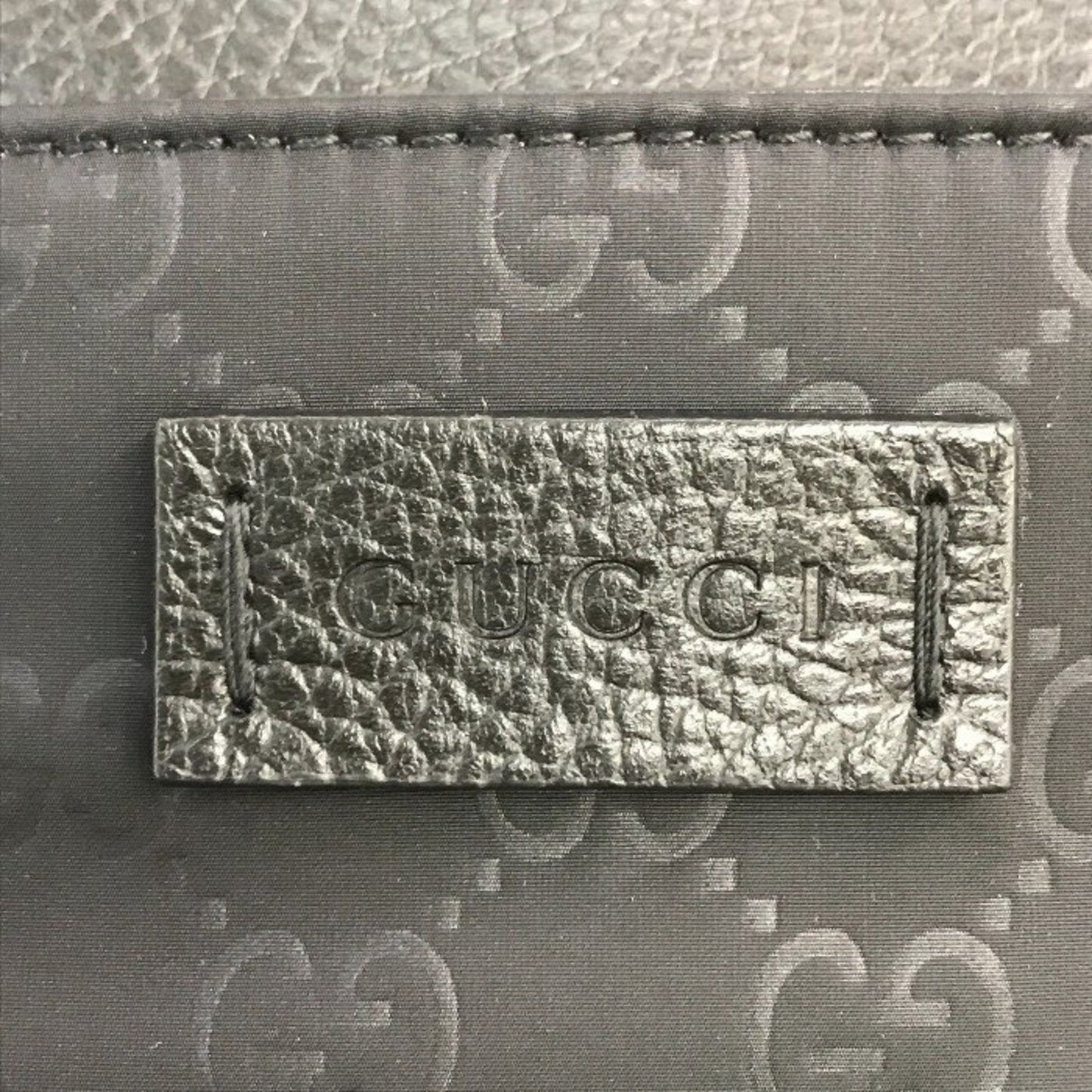 Gucci Black Nylon Leather Shoulder Bag ( )