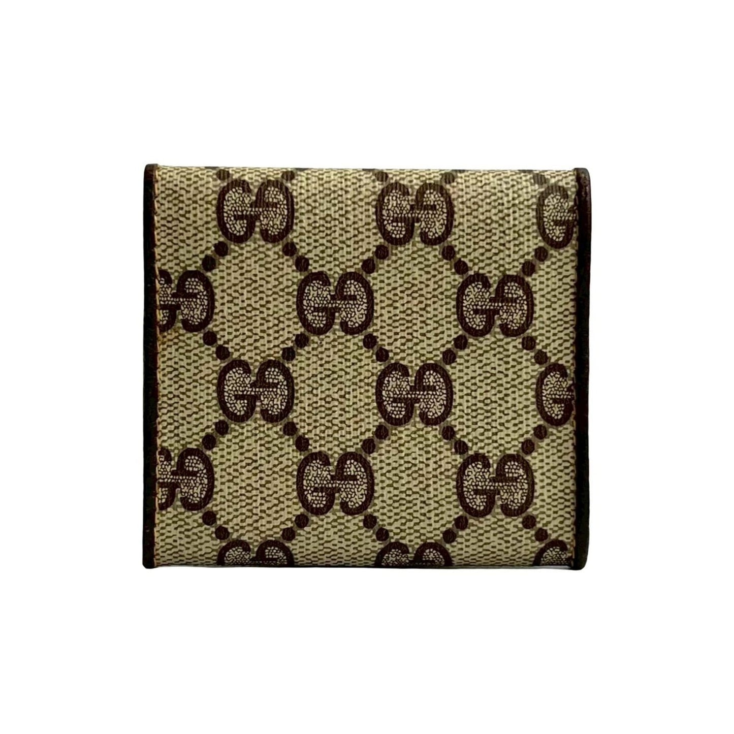 Gucci Brown Leather Pvc Coin Purse/Coin Case ( )