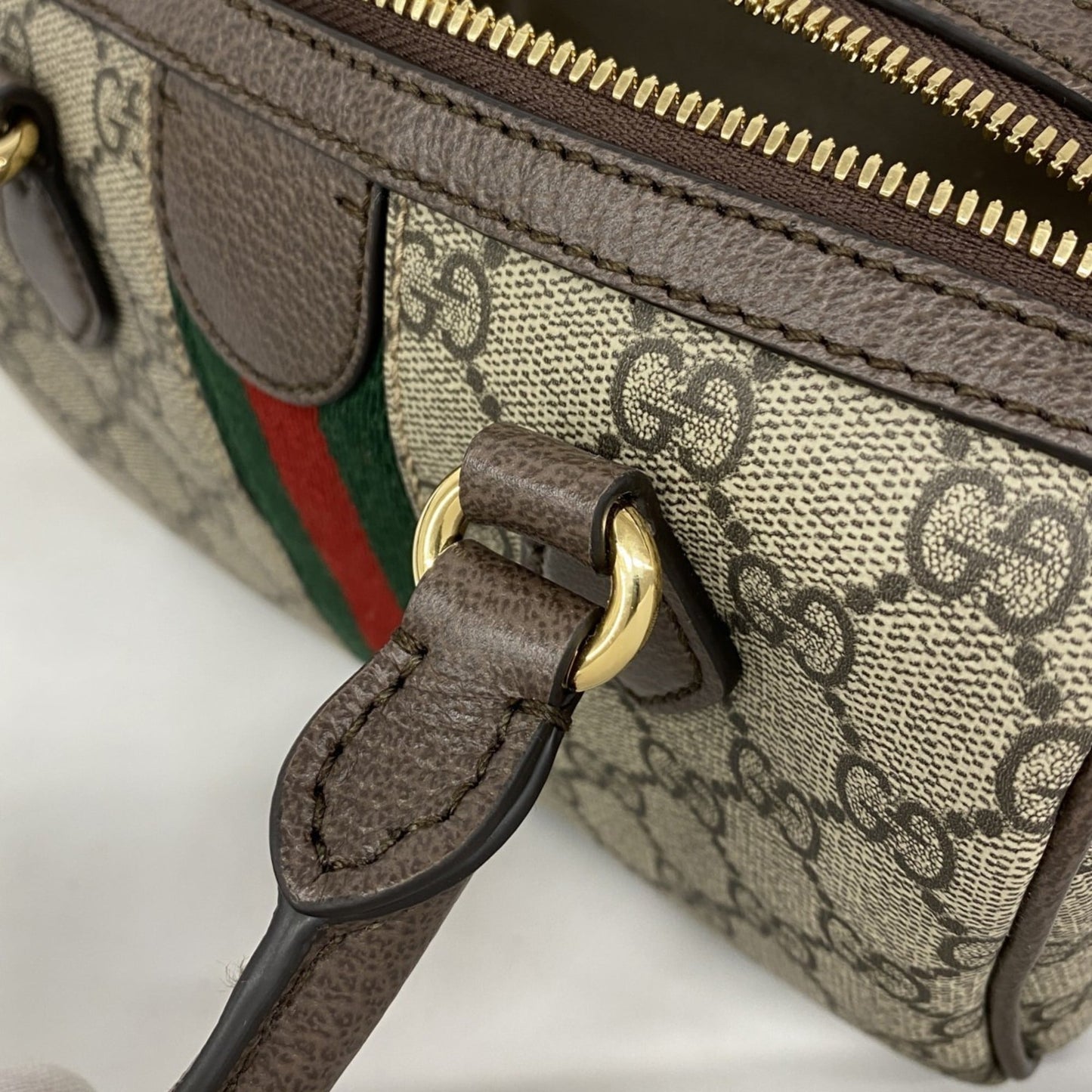 Gucci Brown Pvc Handbag ( )