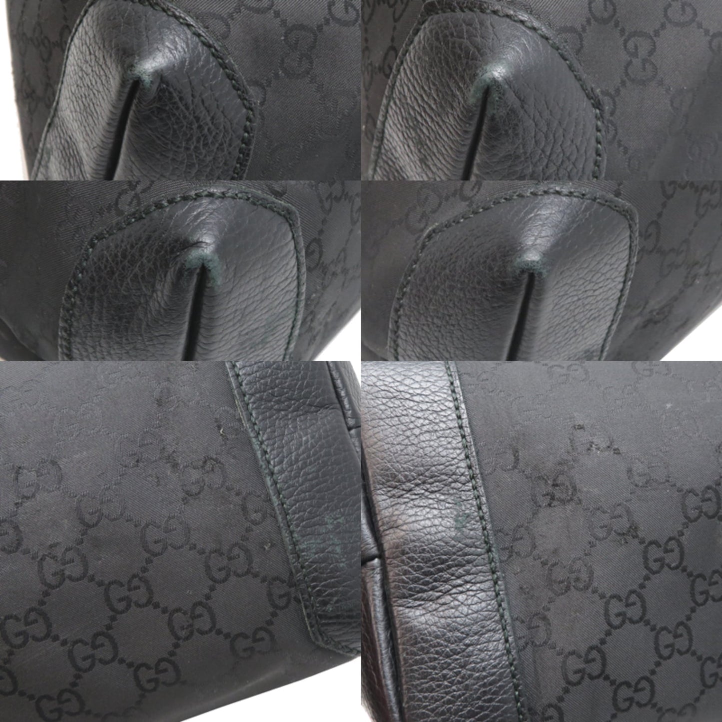 Gucci Black Nylon Tote Bag ( )