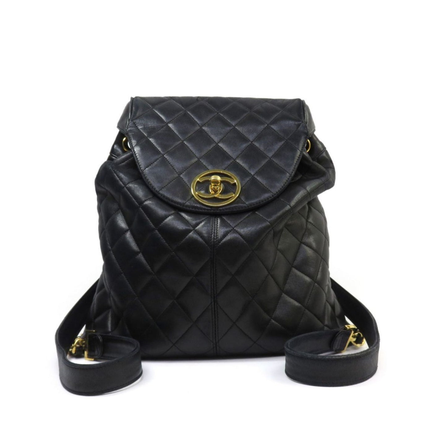 CHANEL Chanel Matelasse Circle Coco Mark Backpack