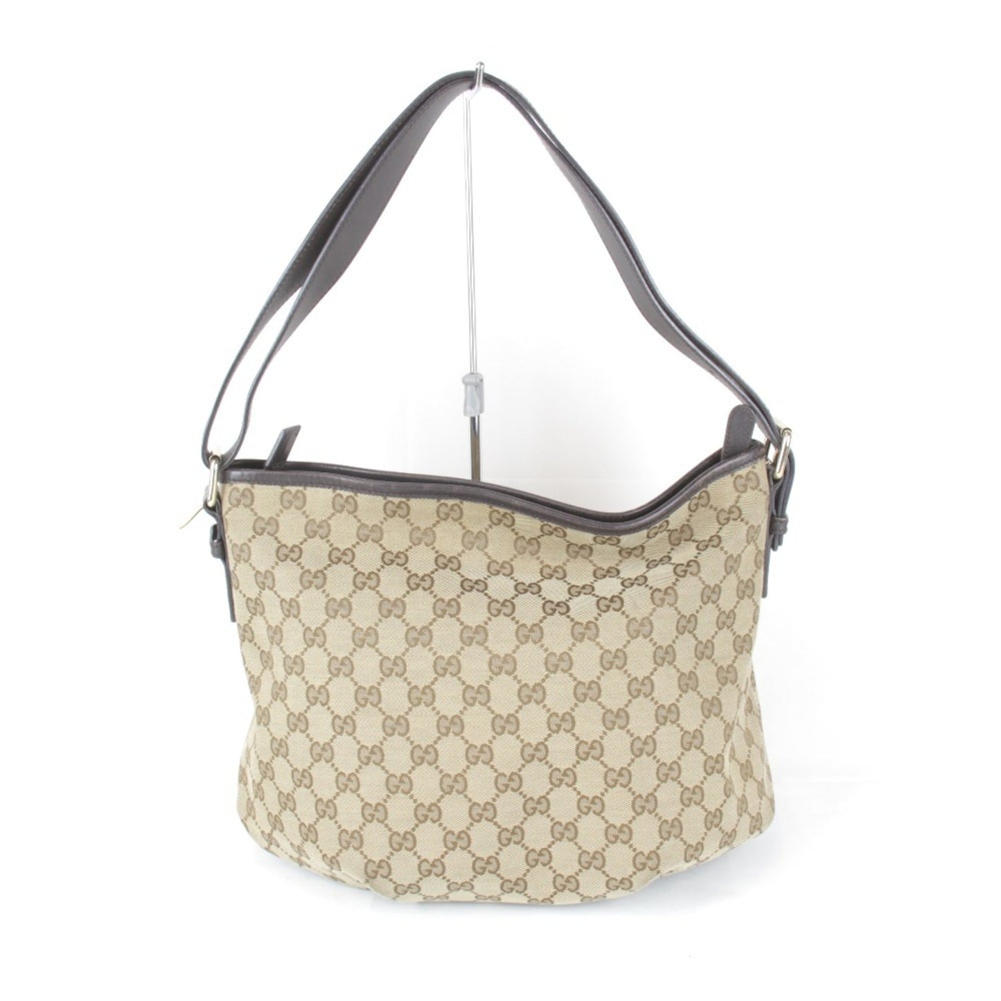 Gucci Brown Gg Canvas Shoulder Bag ( )