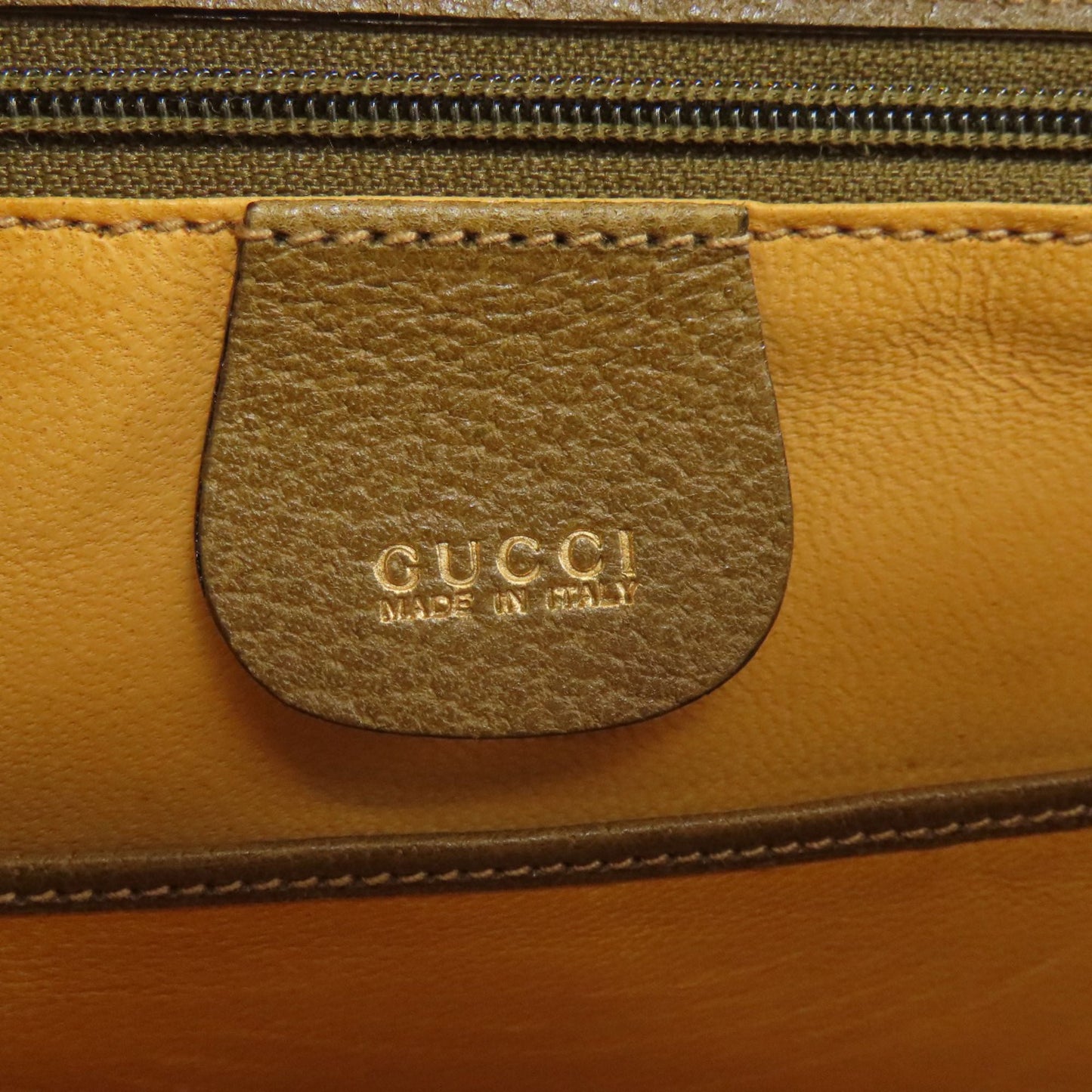 Gucci Brown Leather Handbag ( )