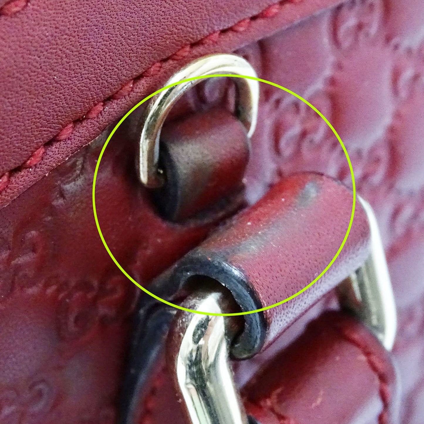 Gucci Red Color Handbag Shoulder Bag ( )