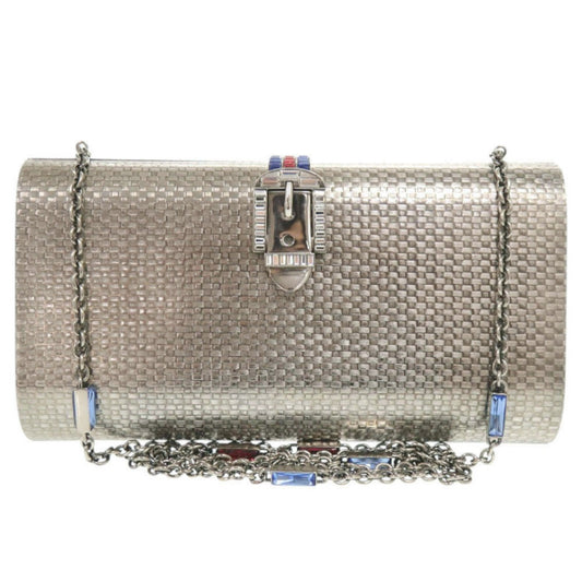 Gucci Silver Metal Shoulder Bag ( )