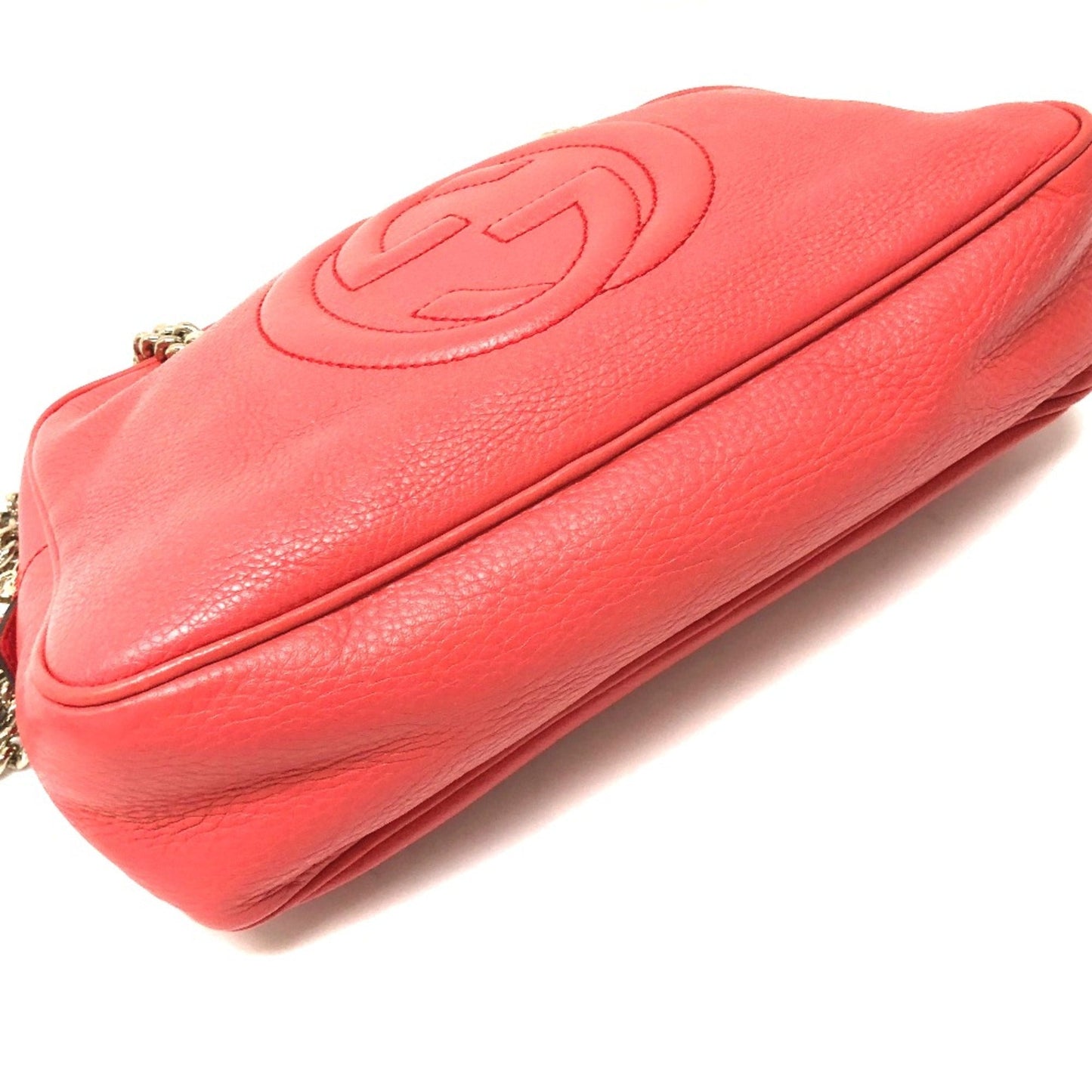 Gucci Pink Leather Shoulder Bag ( )