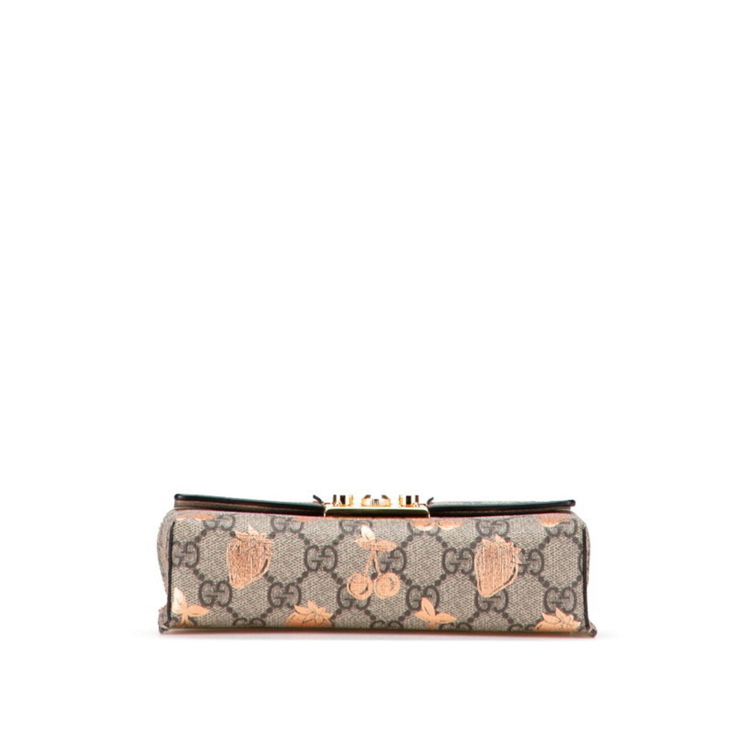 Gucci Padlock Beige Pvc Leather Handbag Shoulder Bag ( )