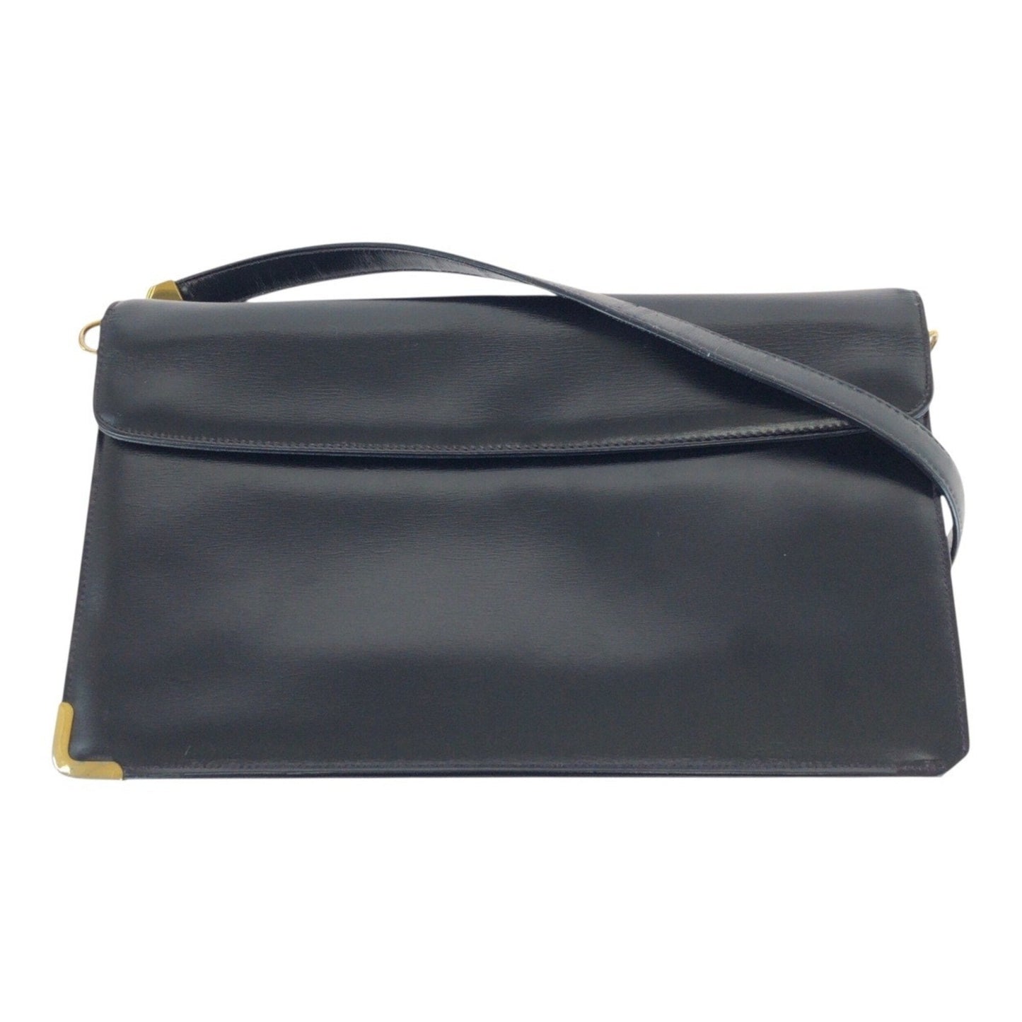 Christian Dior Black Leather Pochette Shoulder Bag ()